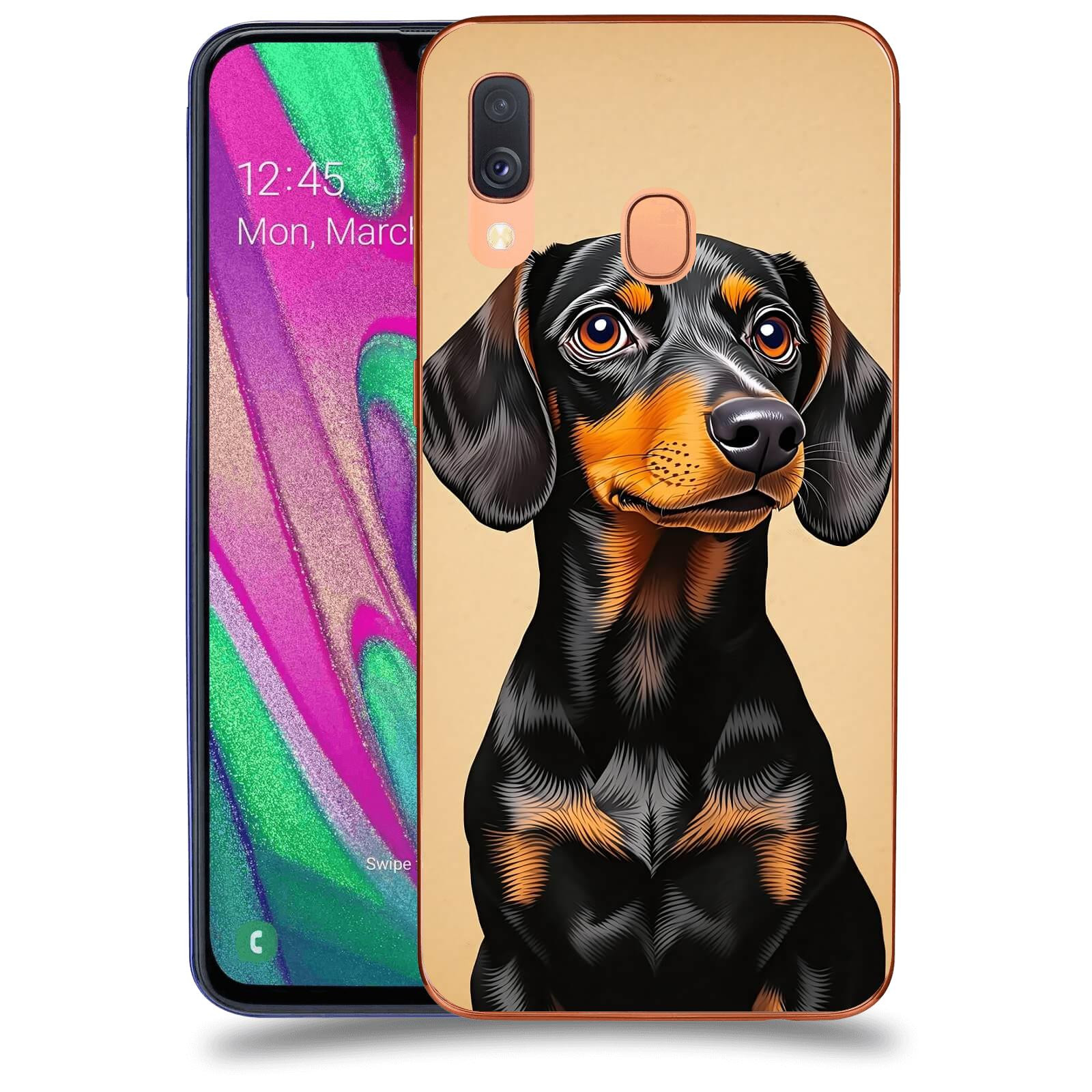 ACOVER Kryt na mobil Samsung Galaxy A40 A405F - Dachshund I