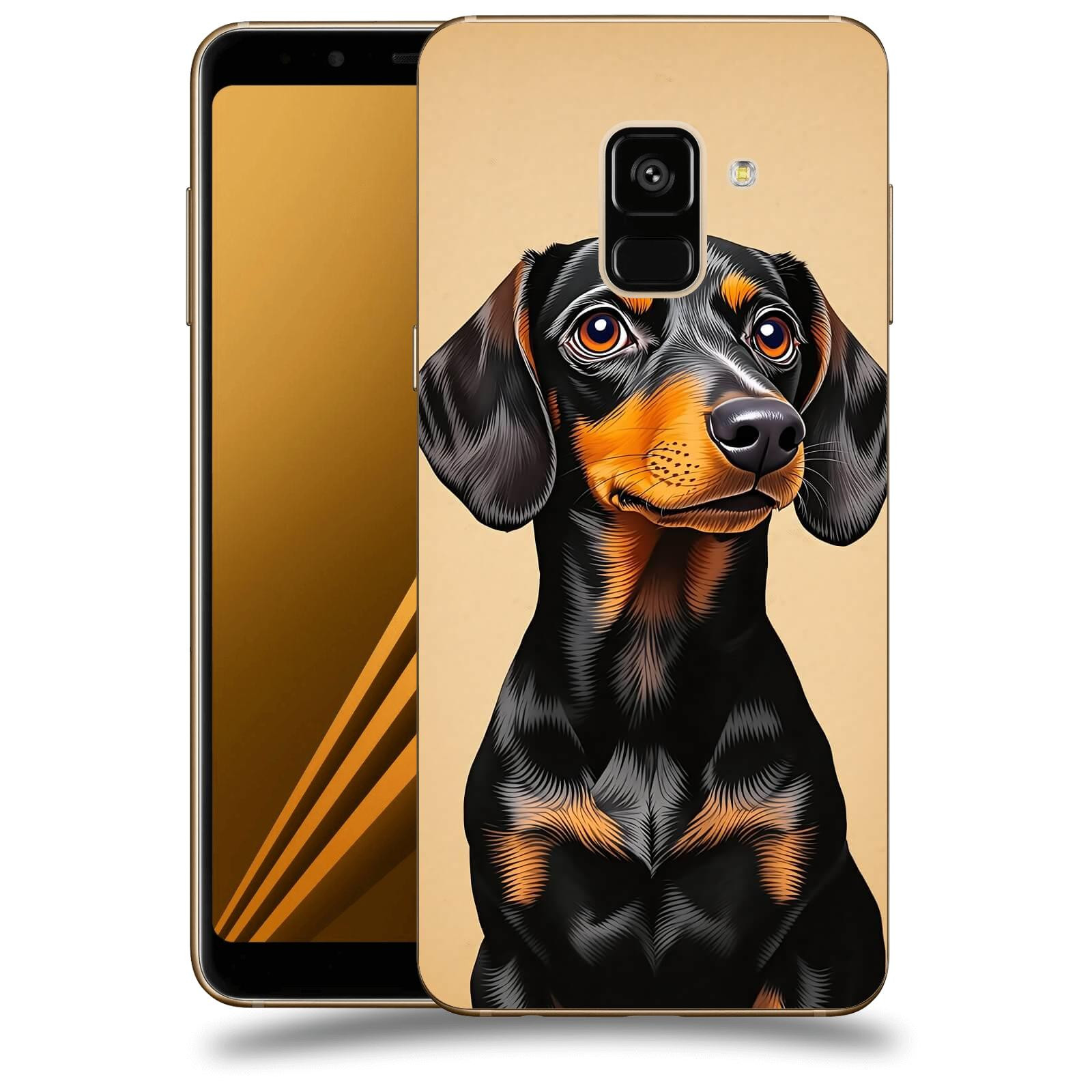 ACOVER Kryt na mobil Samsung Galaxy A8 2018 A530F - Dachshund I