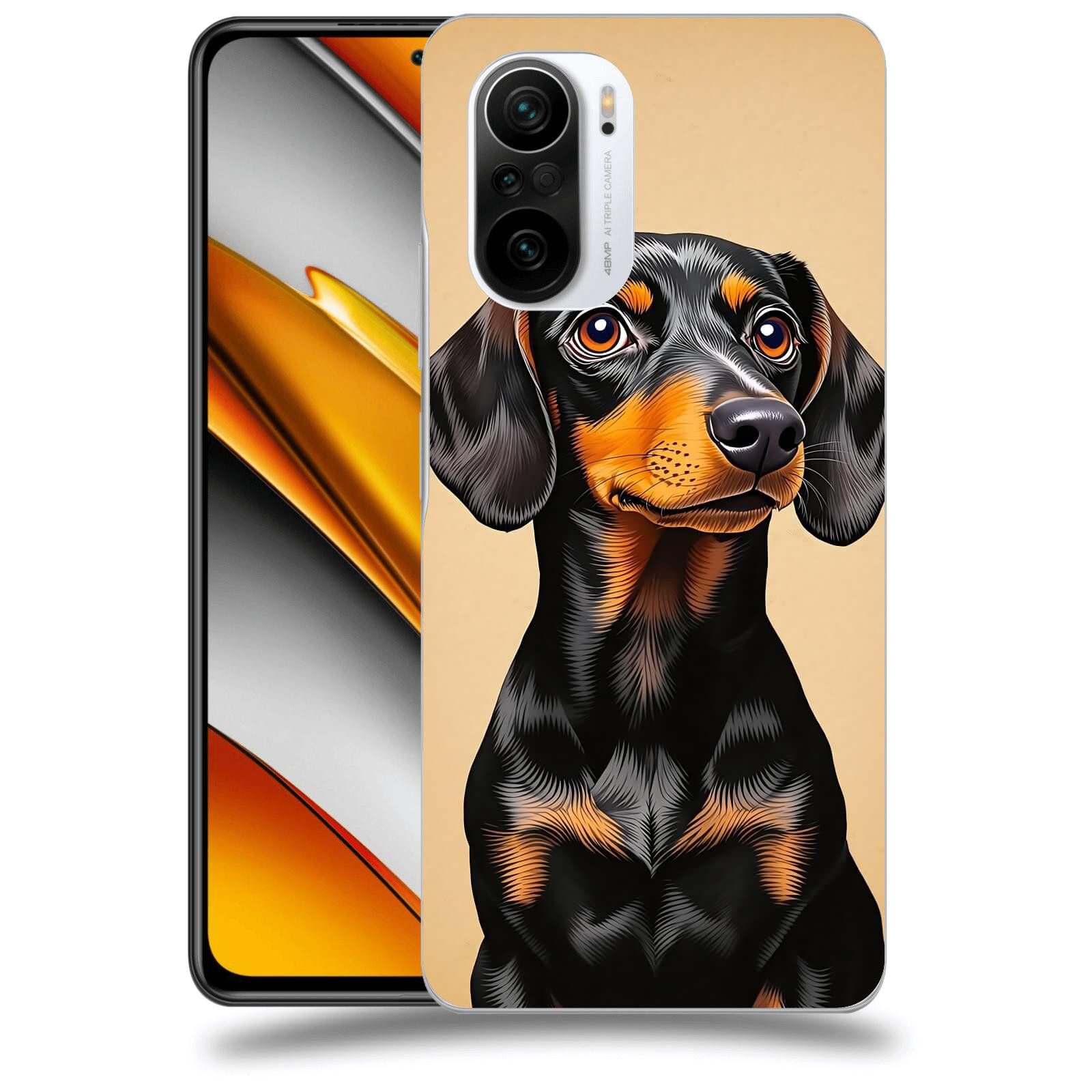 ACOVER Kryt na mobil Xiaomi Poco F3 - Dachshund I