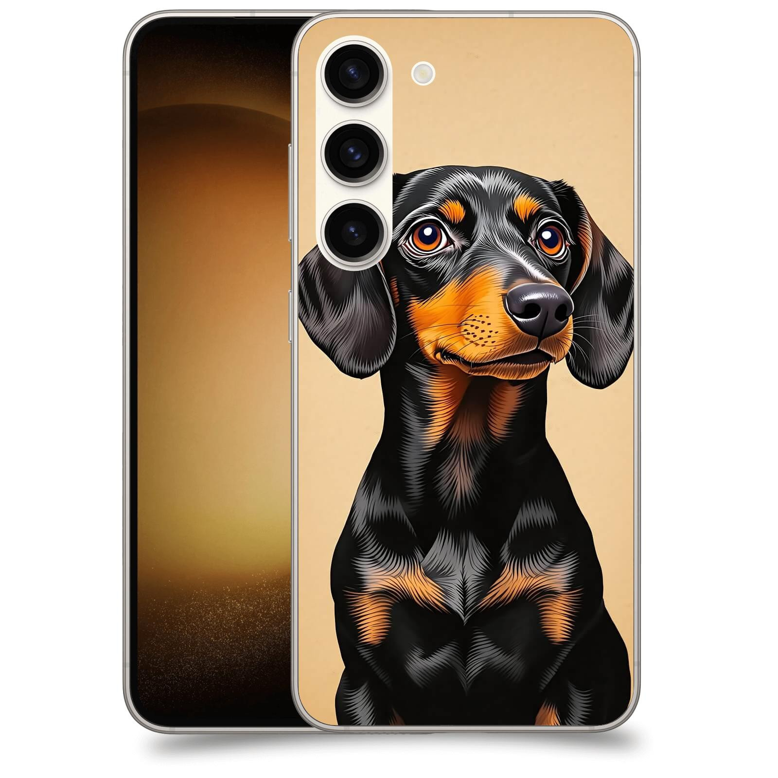 ACOVER Kryt na mobil Samsung Galaxy S23 5G - Dachshund I