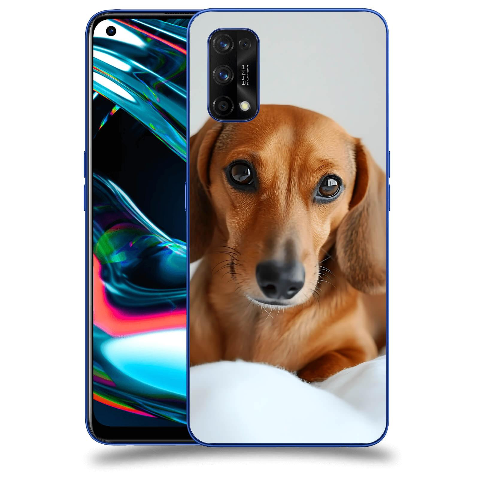 ACOVER Kryt na mobil Realme 7 Pro - Dachshund II
