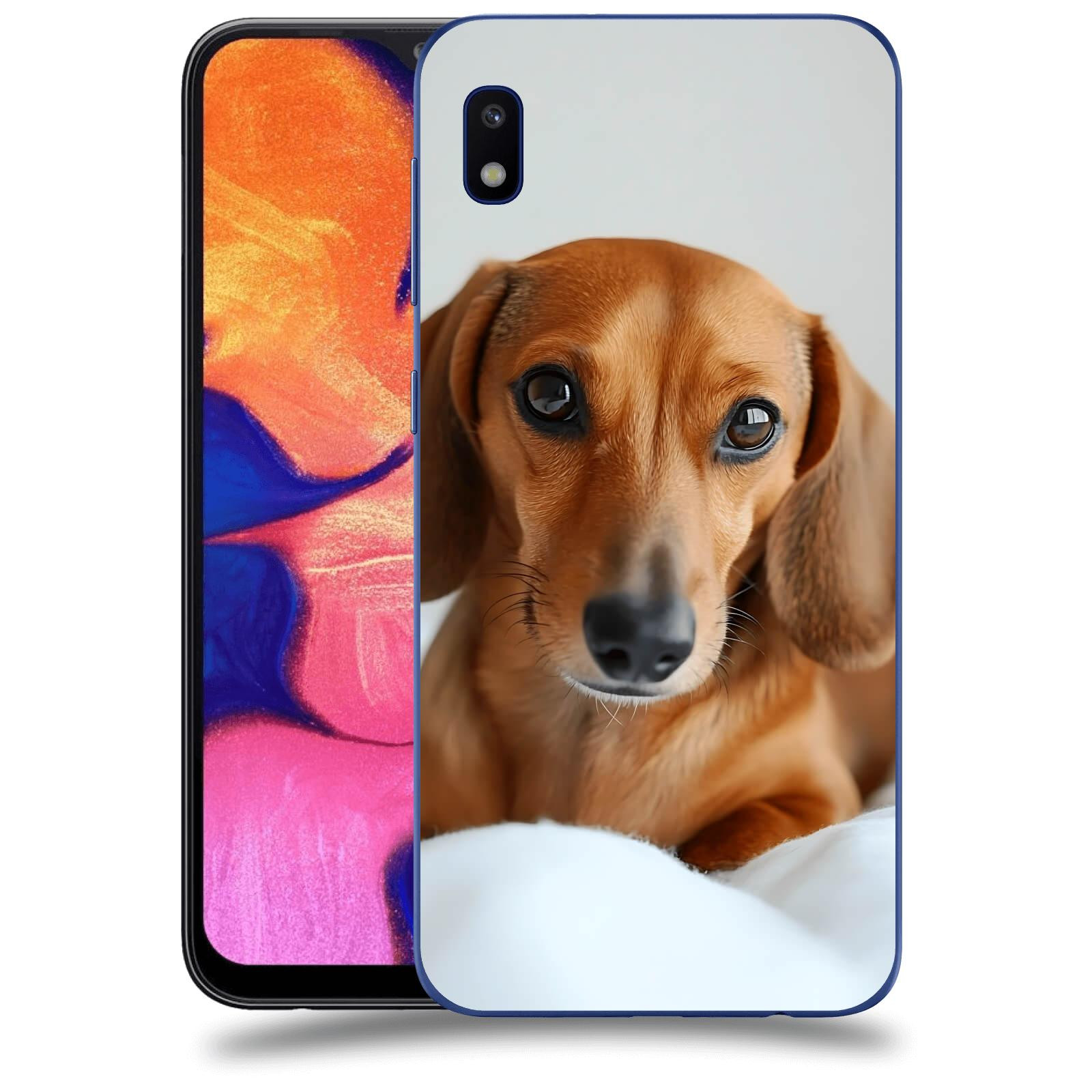ACOVER Kryt na mobil Samsung Galaxy A10 A105F - Dachshund II