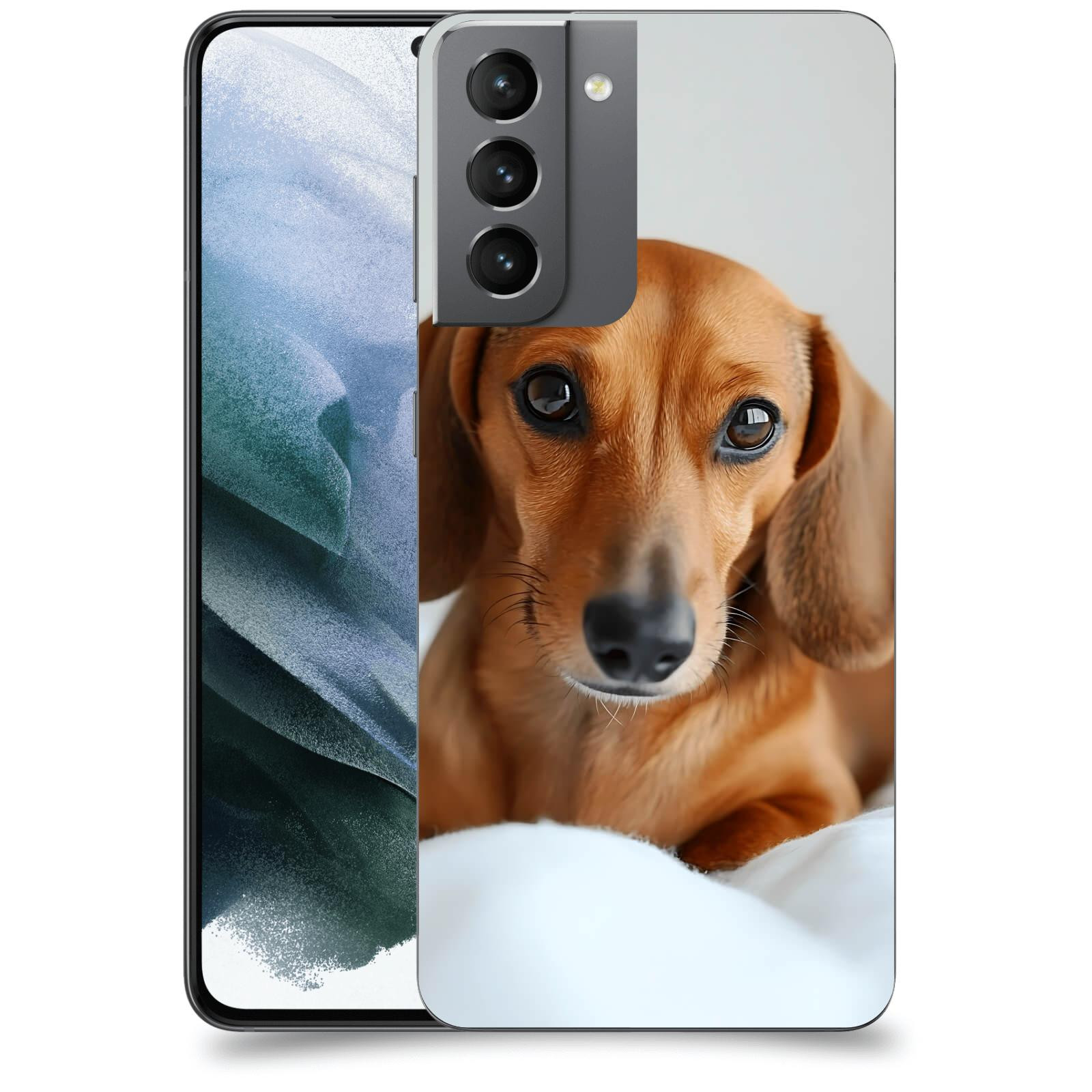 ACOVER Kryt na mobil Samsung Galaxy S21 G991B - Dachshund II
