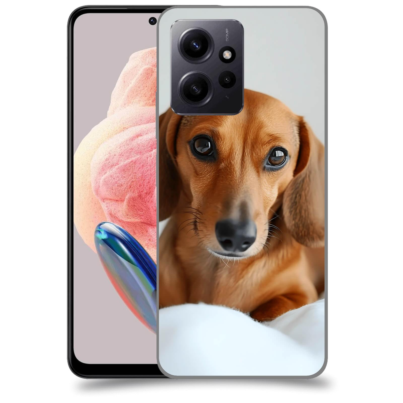 ACOVER Kryt na mobil Xiaomi Redmi Note 12 4G - Dachshund II