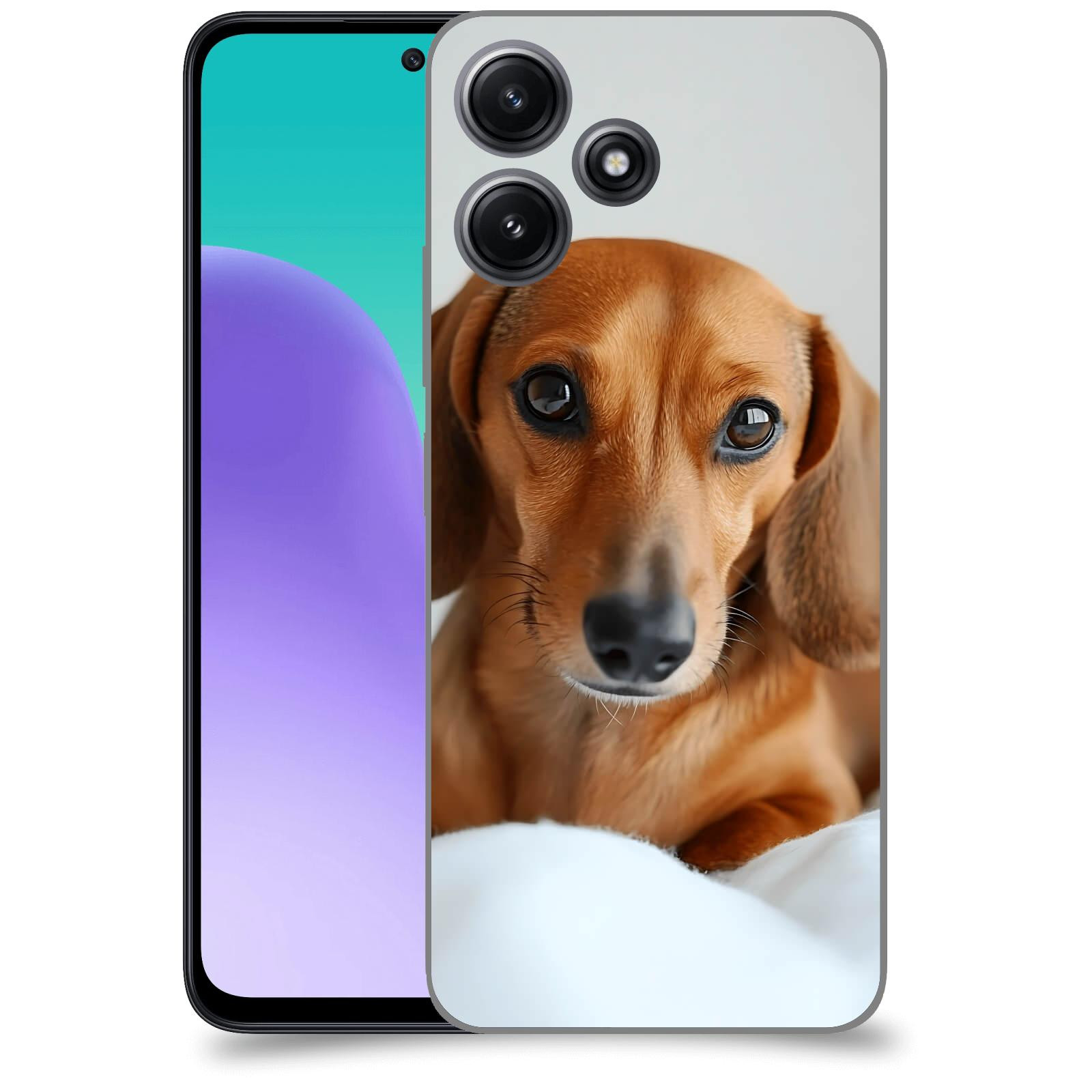 ACOVER Kryt na mobil Xiaomi Redmi 12 5G - Dachshund II