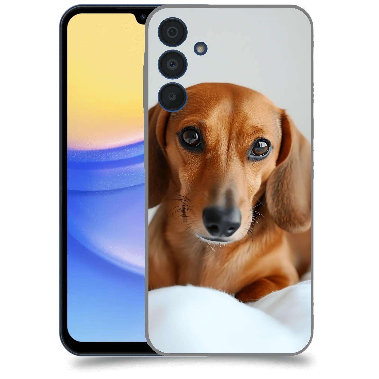 ACOVER Kryt na mobil Samsung Galaxy A15 5G - Dachshund II