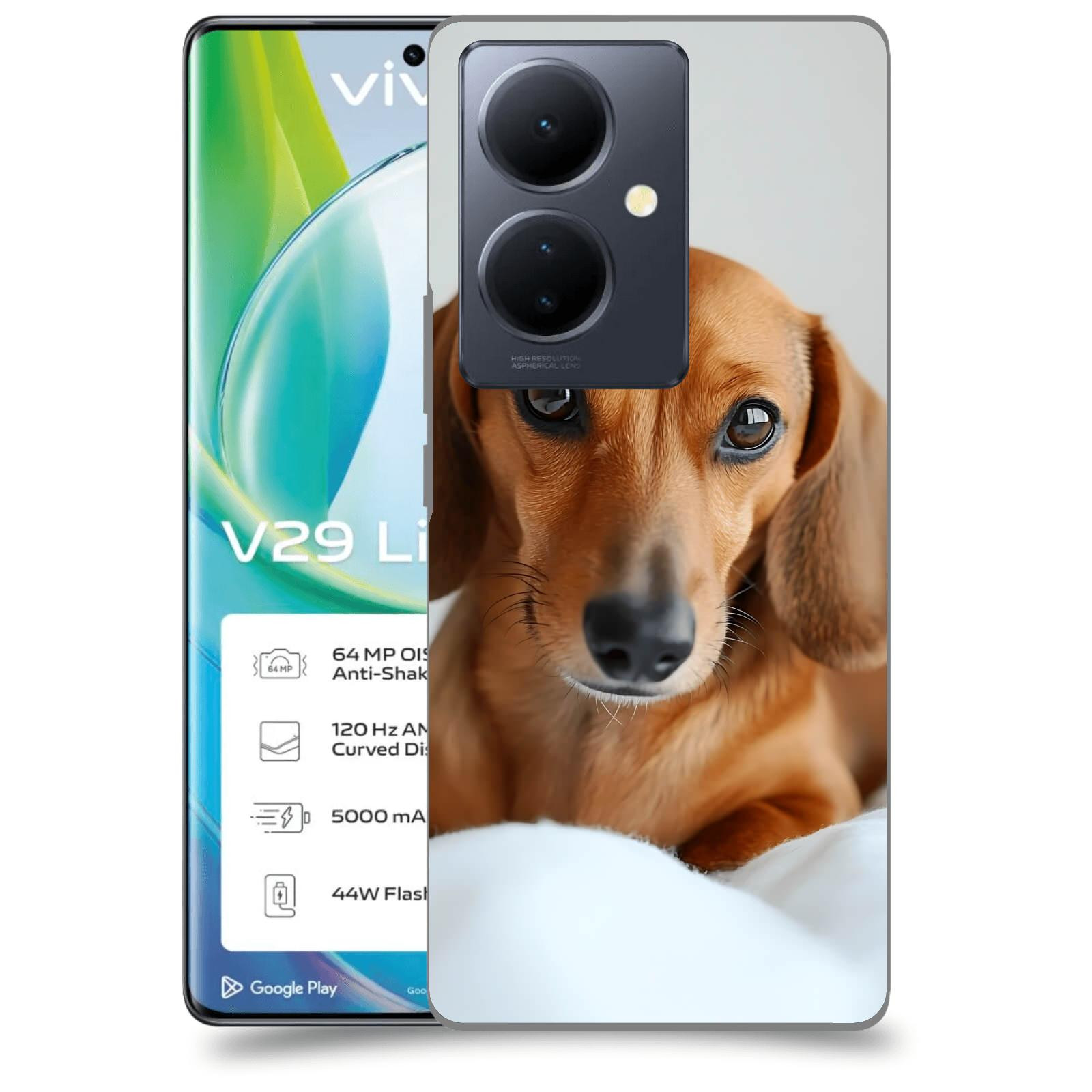 ACOVER Kryt na mobil VIVO V29 Lite 5G - Dachshund II