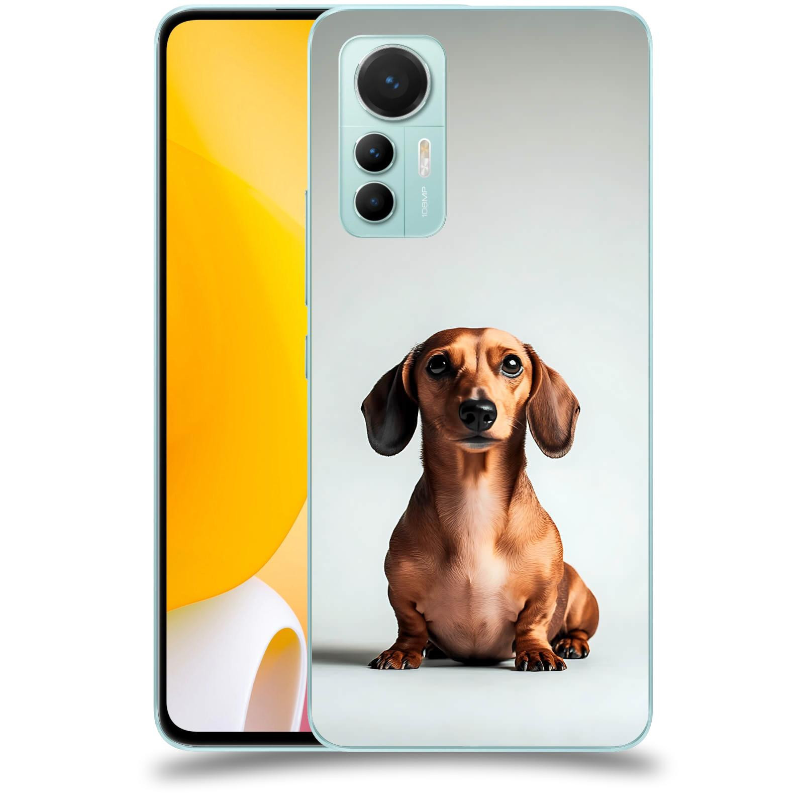 ACOVER Kryt na mobil Xiaomi 12 Lite - Dachshund III