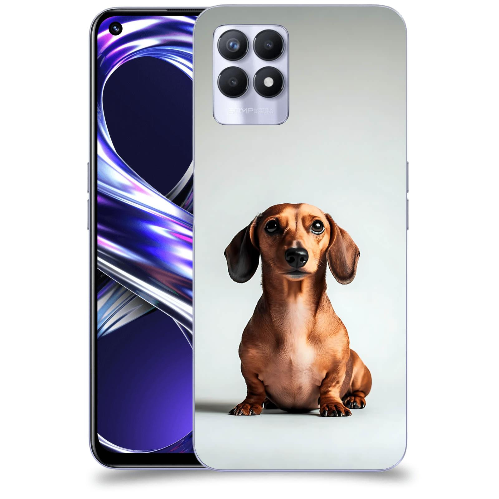 ACOVER Kryt na mobil Realme 8i - Dachshund III