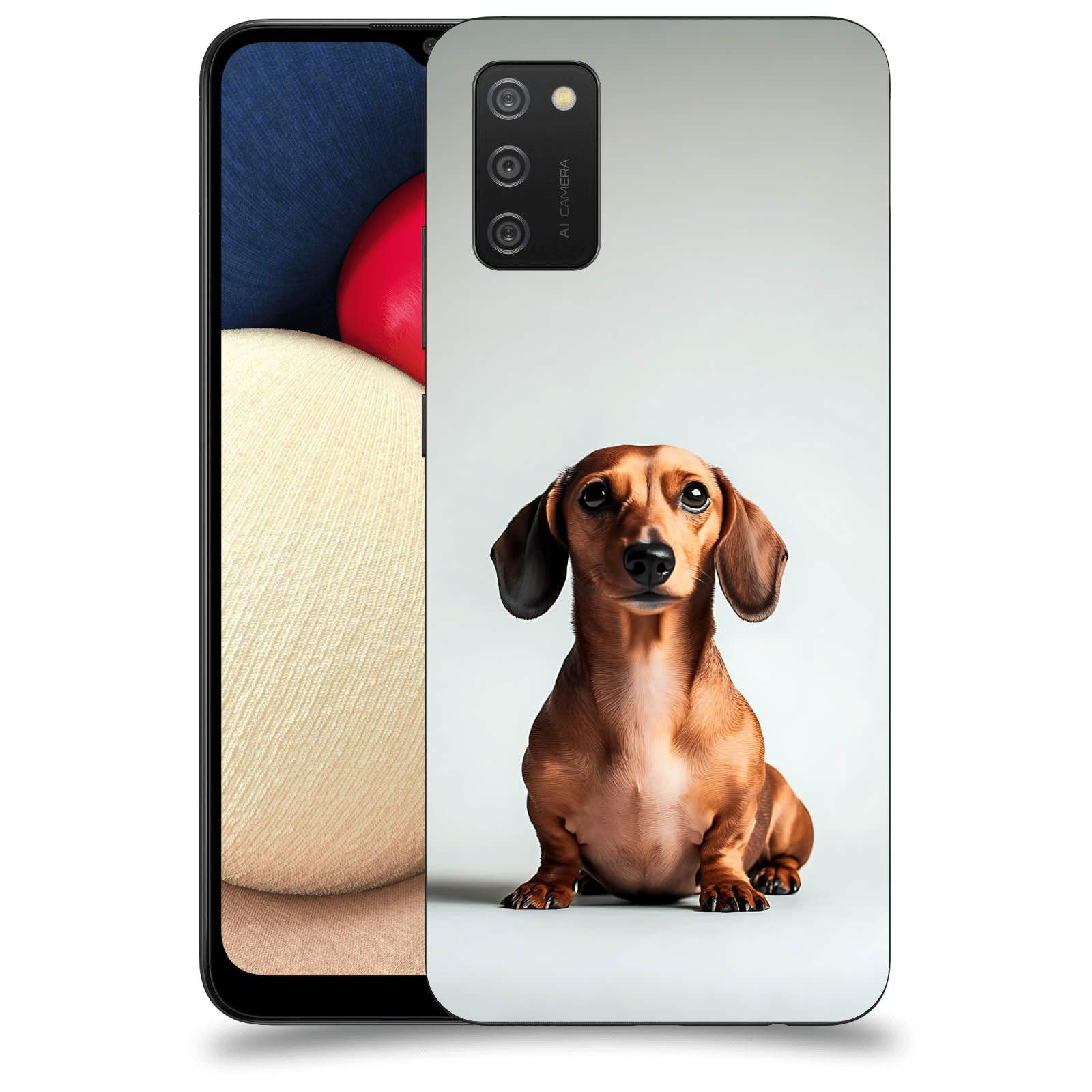 ACOVER Kryt na mobil Samsung Galaxy A02s A025G - Dachshund III