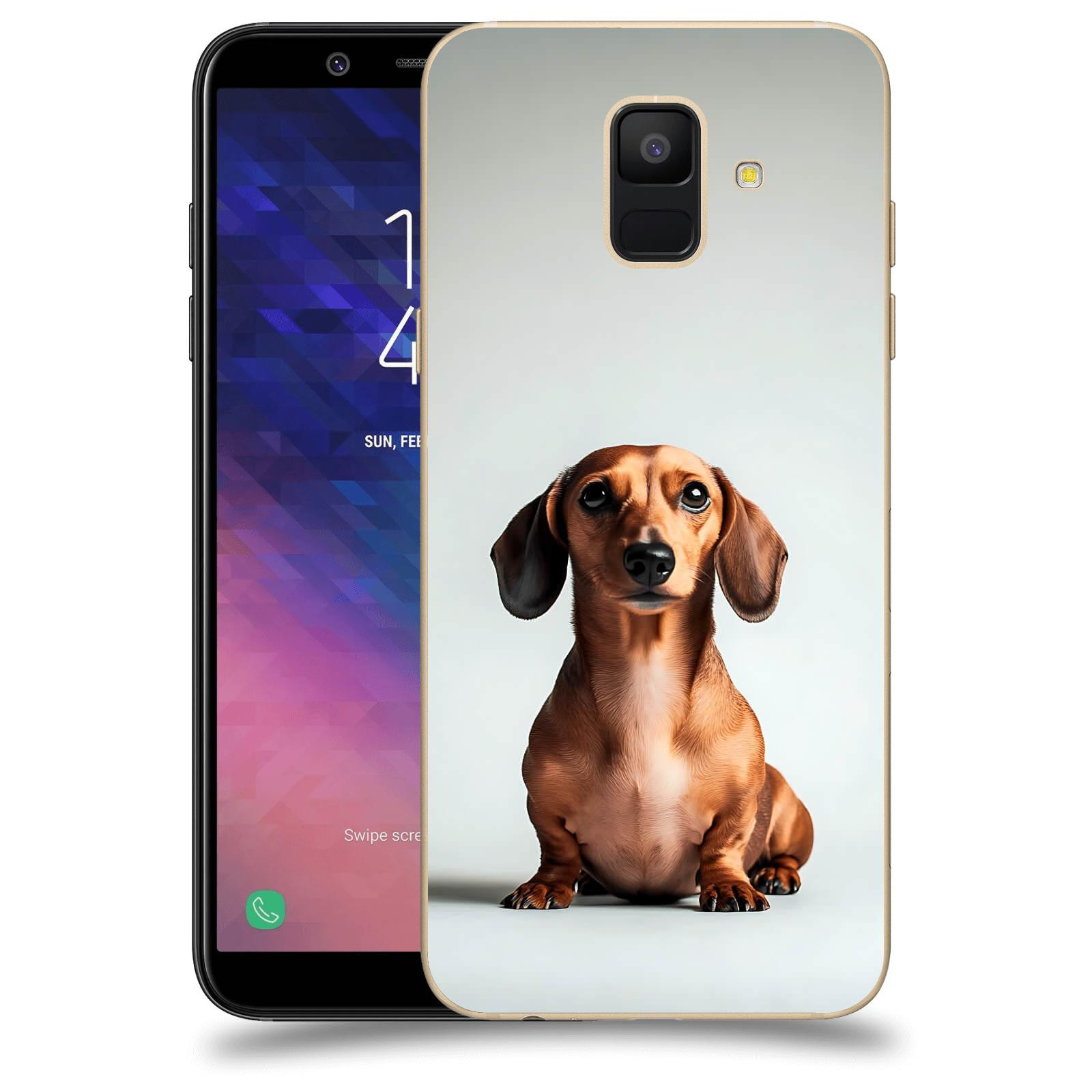 ACOVER Kryt na mobil Samsung Galaxy A6 A600F - Dachshund III