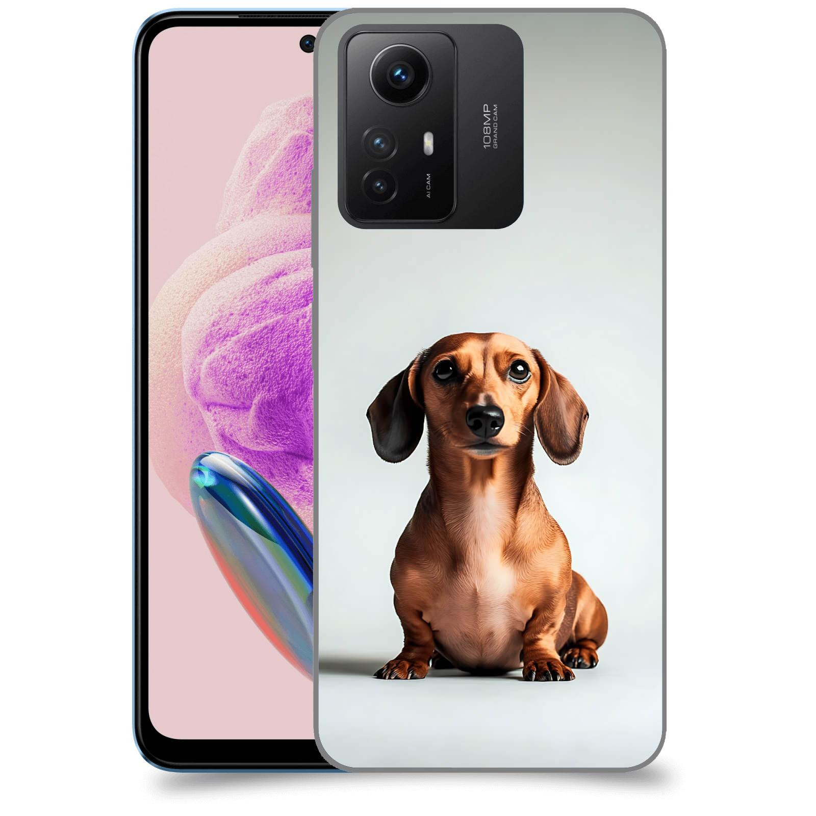 ACOVER Kryt na mobil Xiaomi Redmi Note 12S - Dachshund III