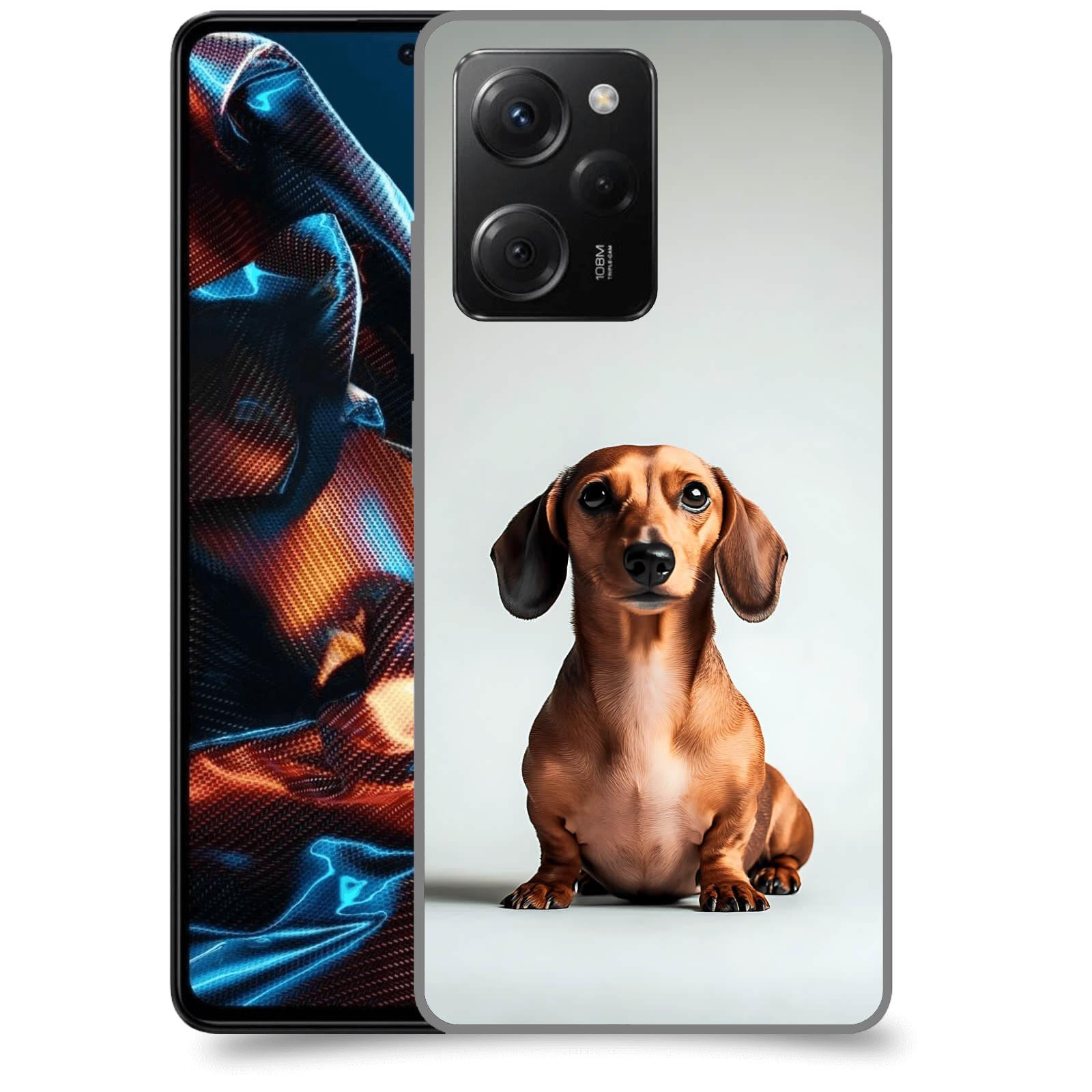 ACOVER Kryt na mobil Xiaomi Poco X5 Pro - Dachshund III