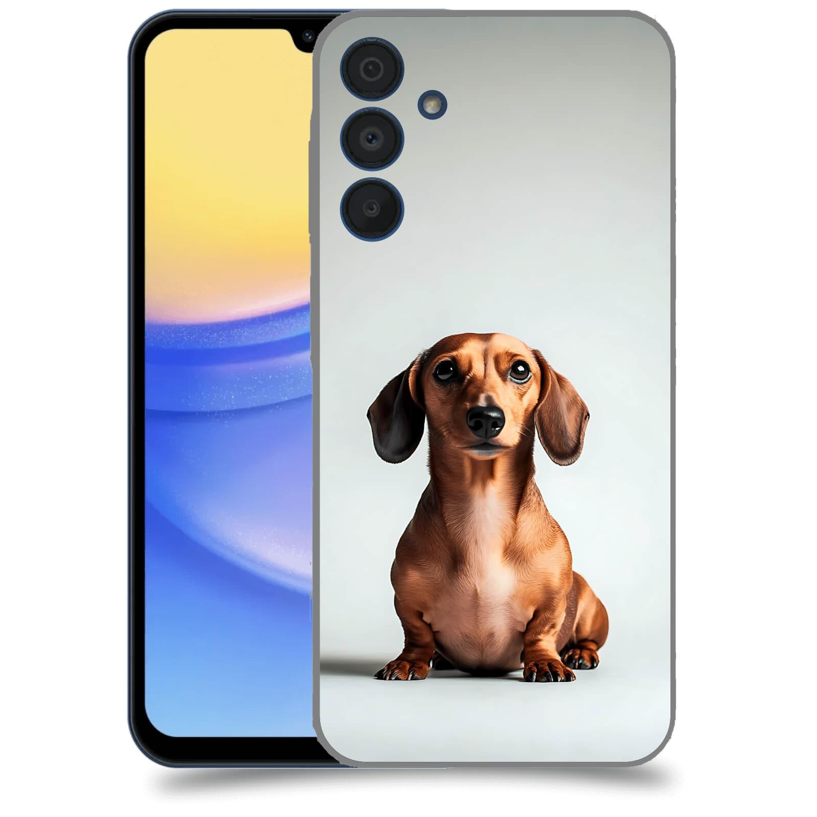 ACOVER Kryt na mobil Samsung Galaxy A15 5G - Dachshund III