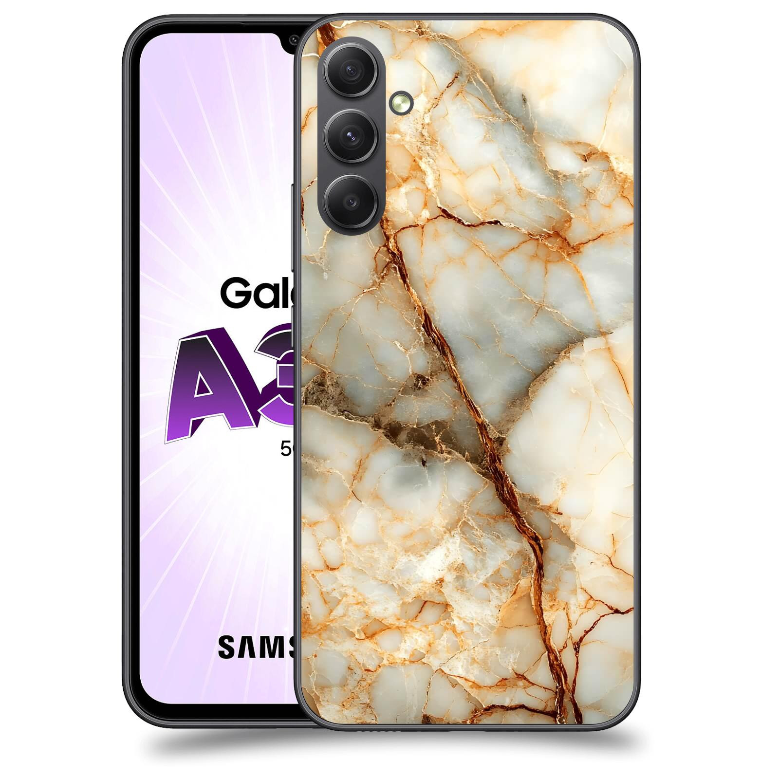 ACOVER Kryt na mobil Samsung Galaxy A34 - Marble I