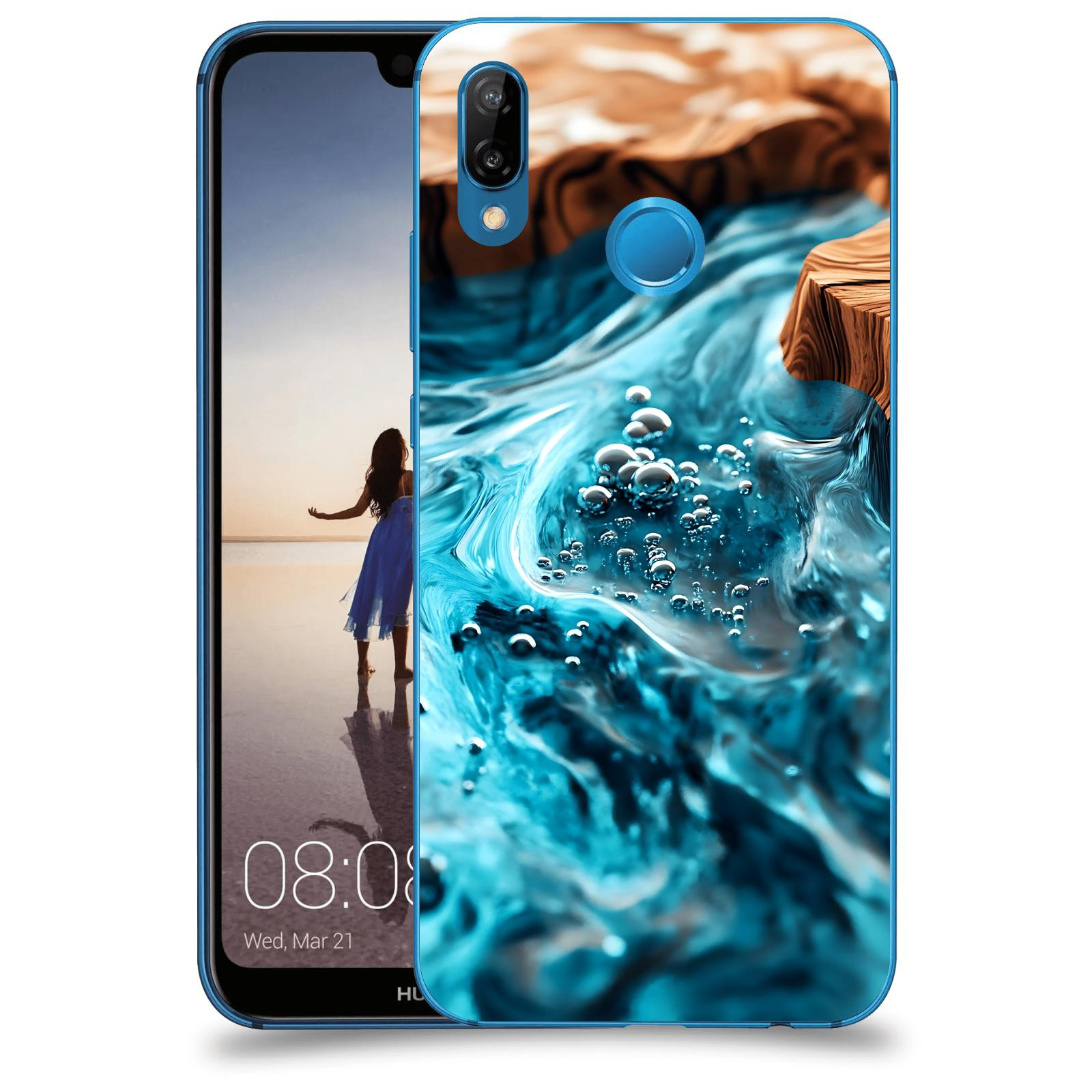 ACOVER Kryt na mobil Huawei P20 Lite - Deep Marine I