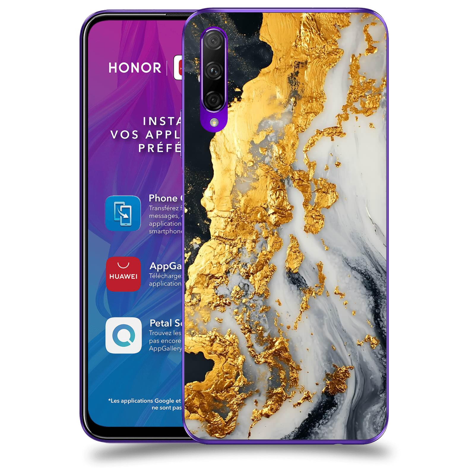 ACOVER Kryt na mobil Honor 9X Pro - Marble II