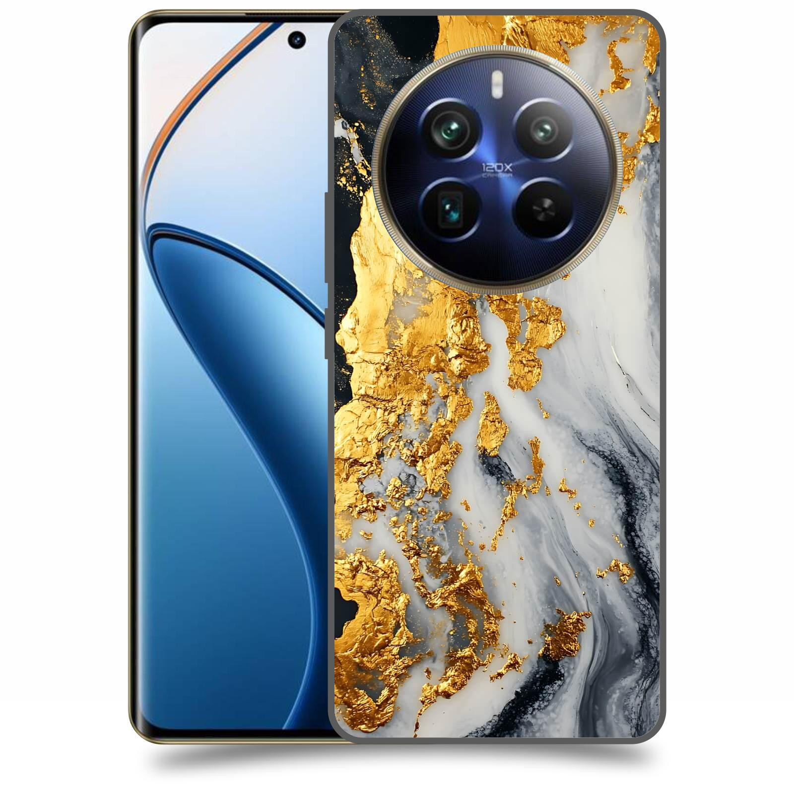 ACOVER Kryt na mobil Realme 12 pro+ 5g - Marble II