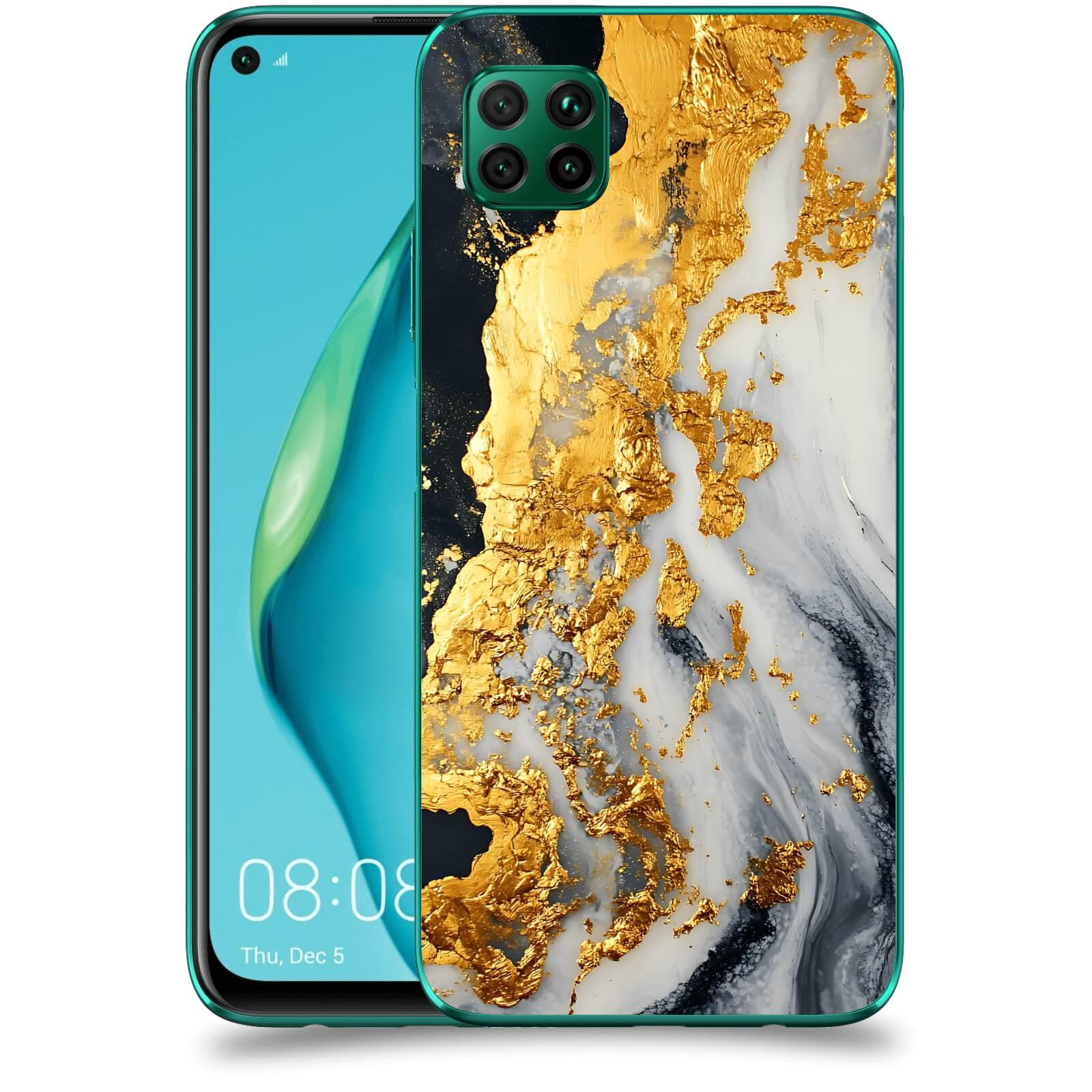 ACOVER Kryt na mobil Huawei P40 Lite - Marble II