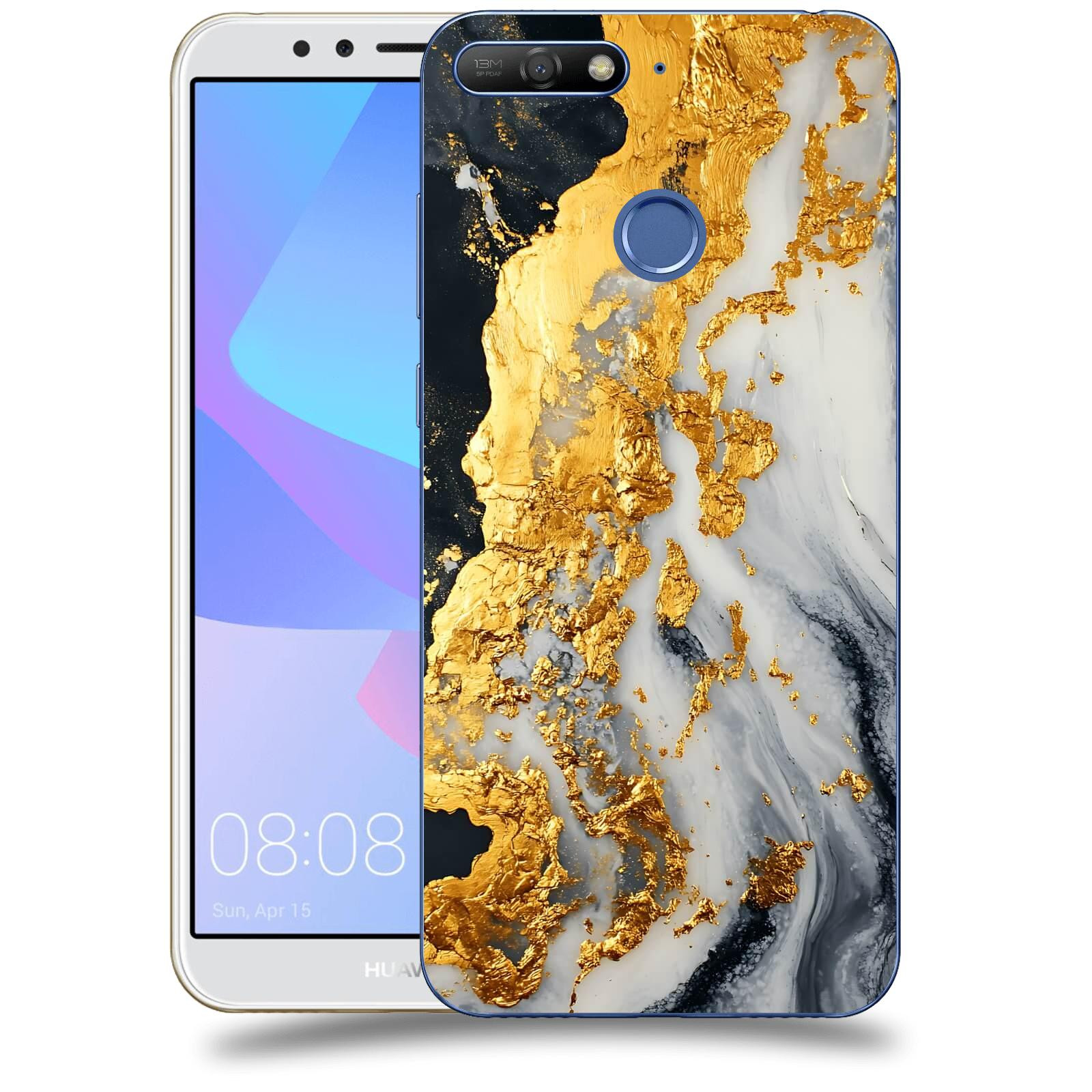 ACOVER Kryt na mobil Huawei Y6 Prime 2018 - Marble II