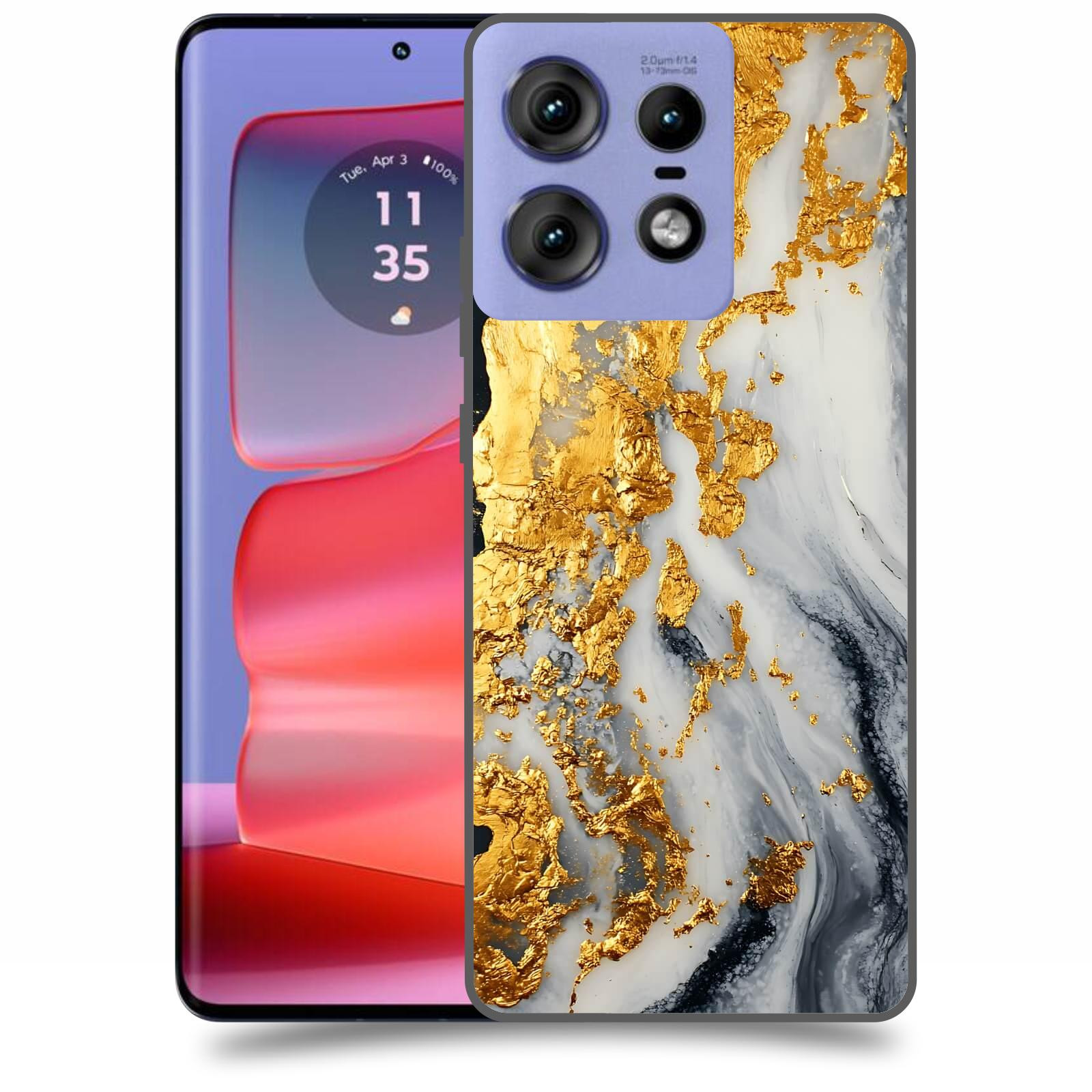 ACOVER Kryt na mobil Motorola Edge 50 Pro - Marble II