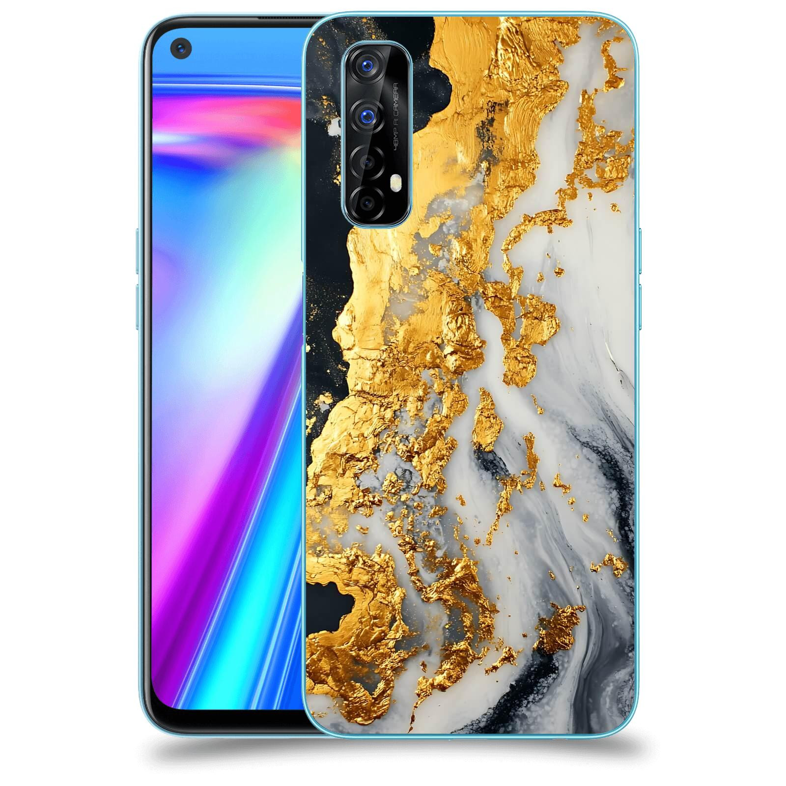 ACOVER Kryt na mobil Realme 7 - Marble II