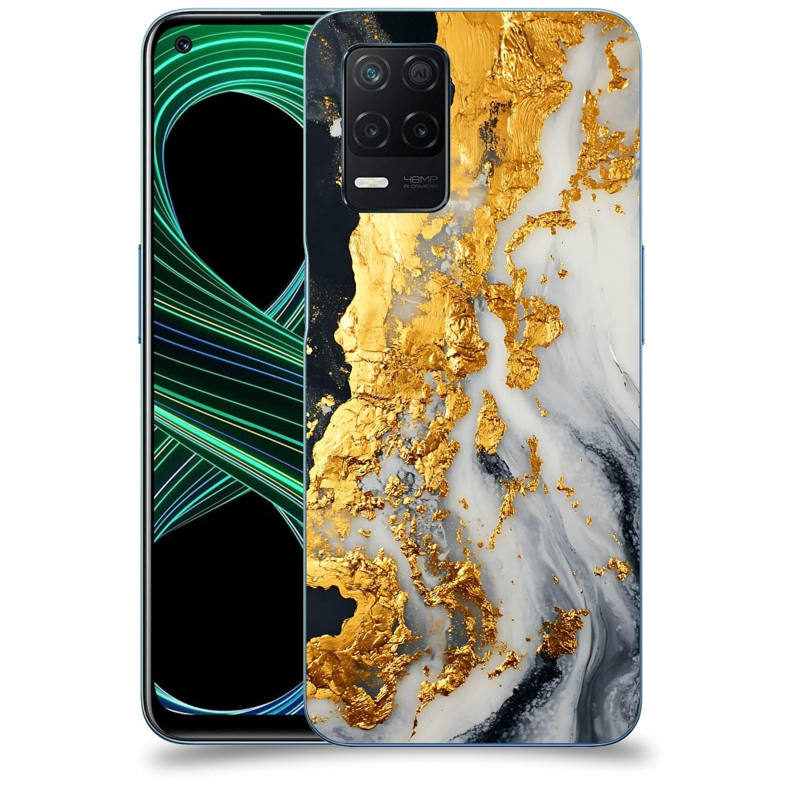 ACOVER Kryt na mobil Realme 8 5G - Marble II