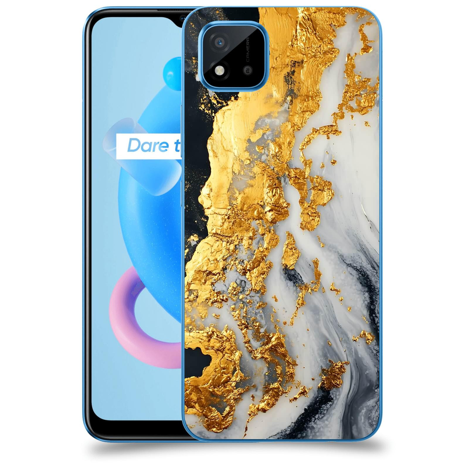 ACOVER Kryt na mobil Realme C11 (2021) - Marble II