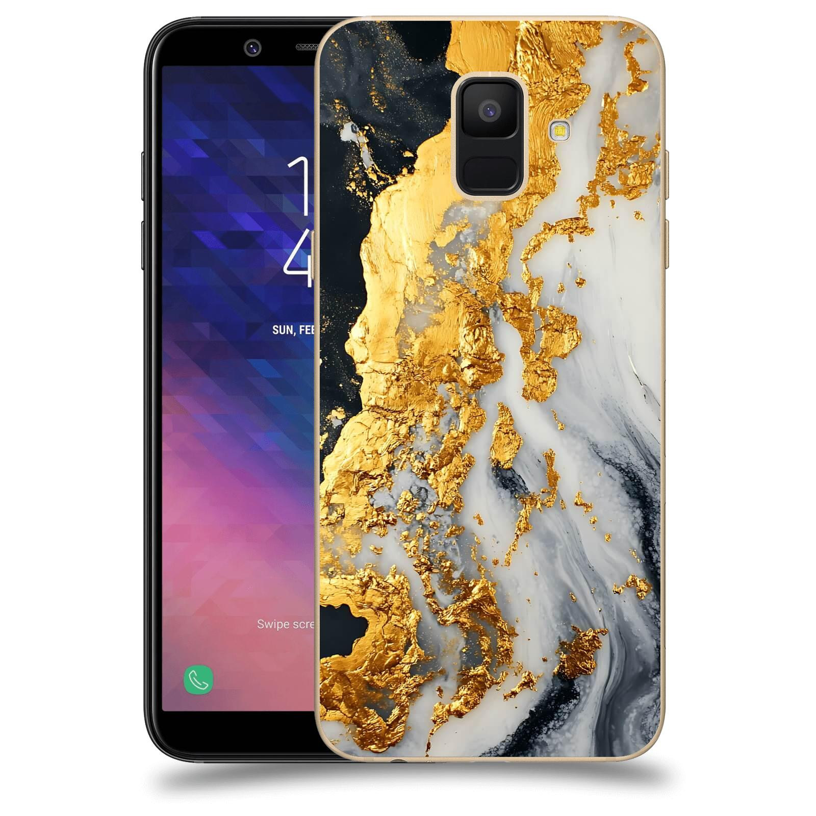 ACOVER Kryt na mobil Samsung Galaxy A6 A600F - Marble II