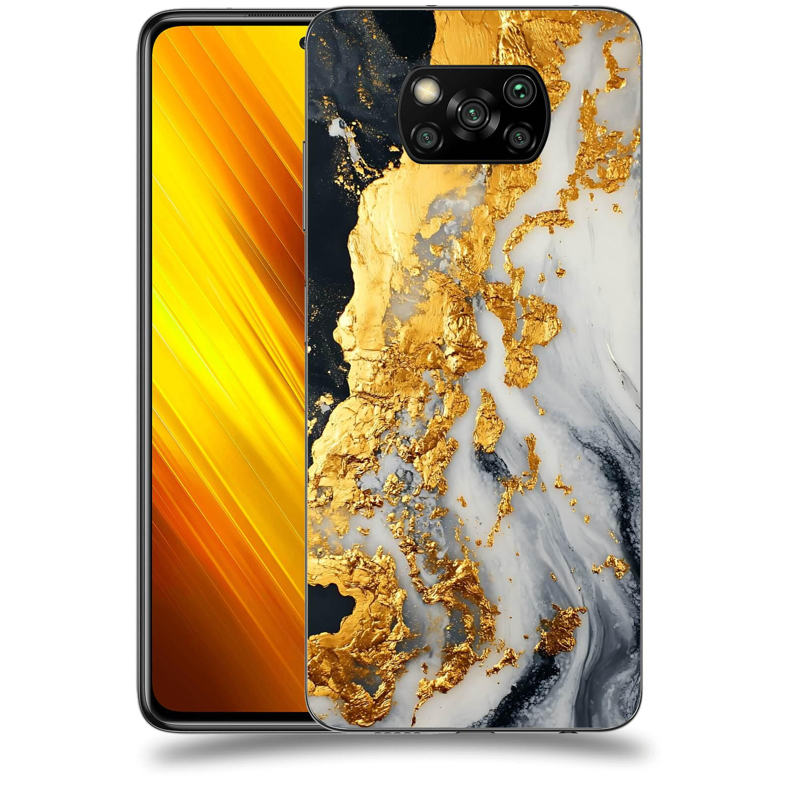 ACOVER Kryt na mobil Xiaomi Poco X3 - Marble II