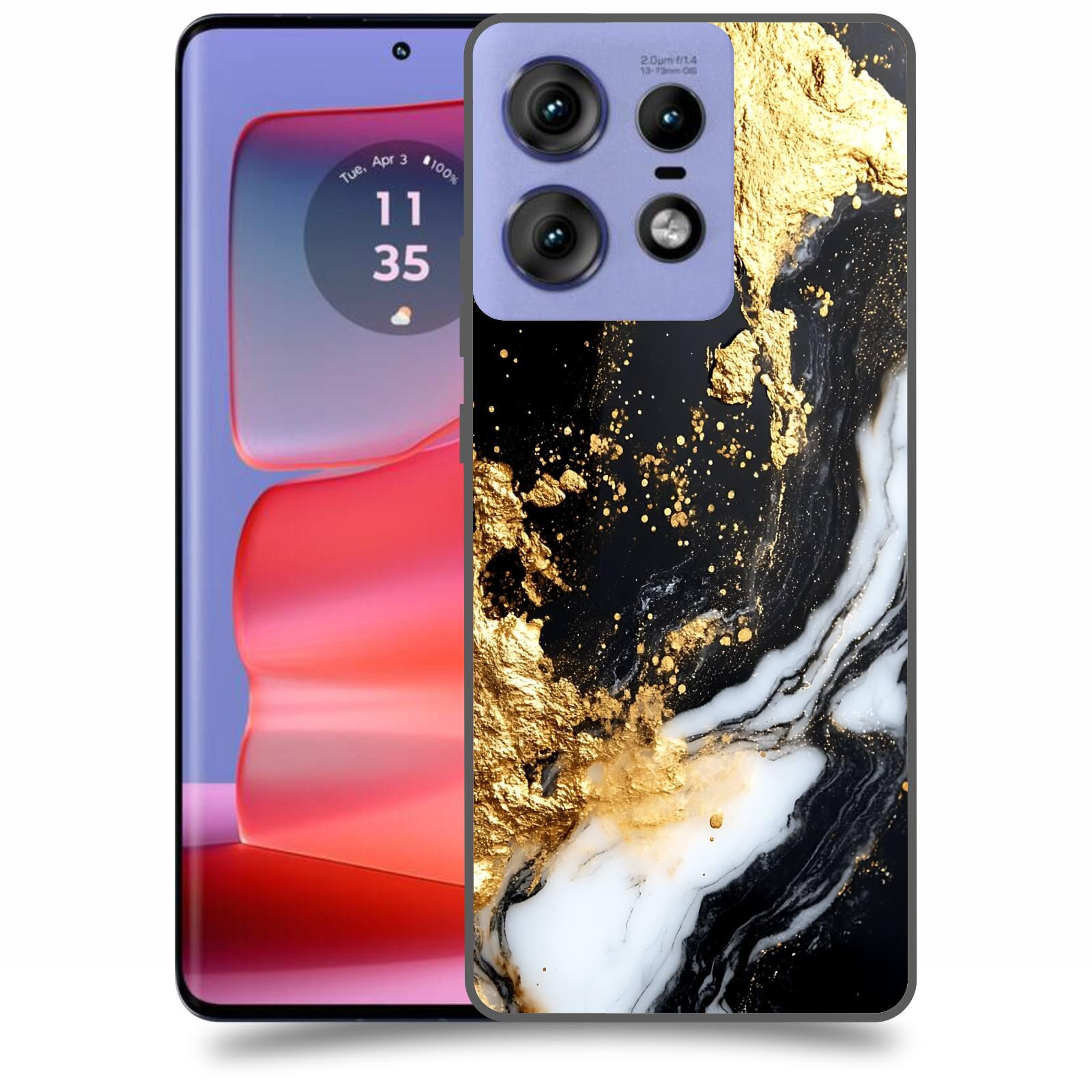 ACOVER Kryt na mobil Motorola Edge 50 Pro - Marble III