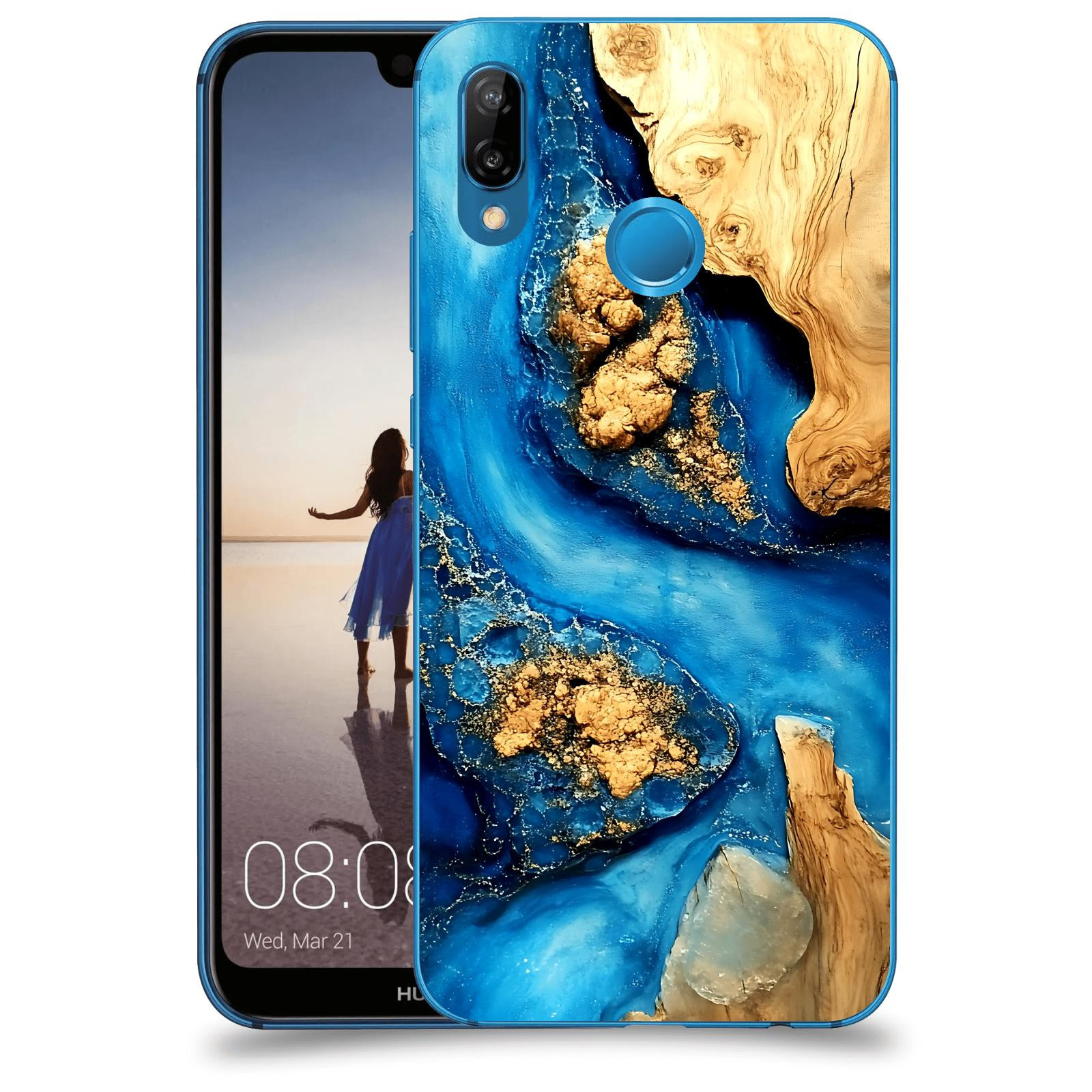 ACOVER Kryt na mobil Huawei P20 Lite - Deep Marine II