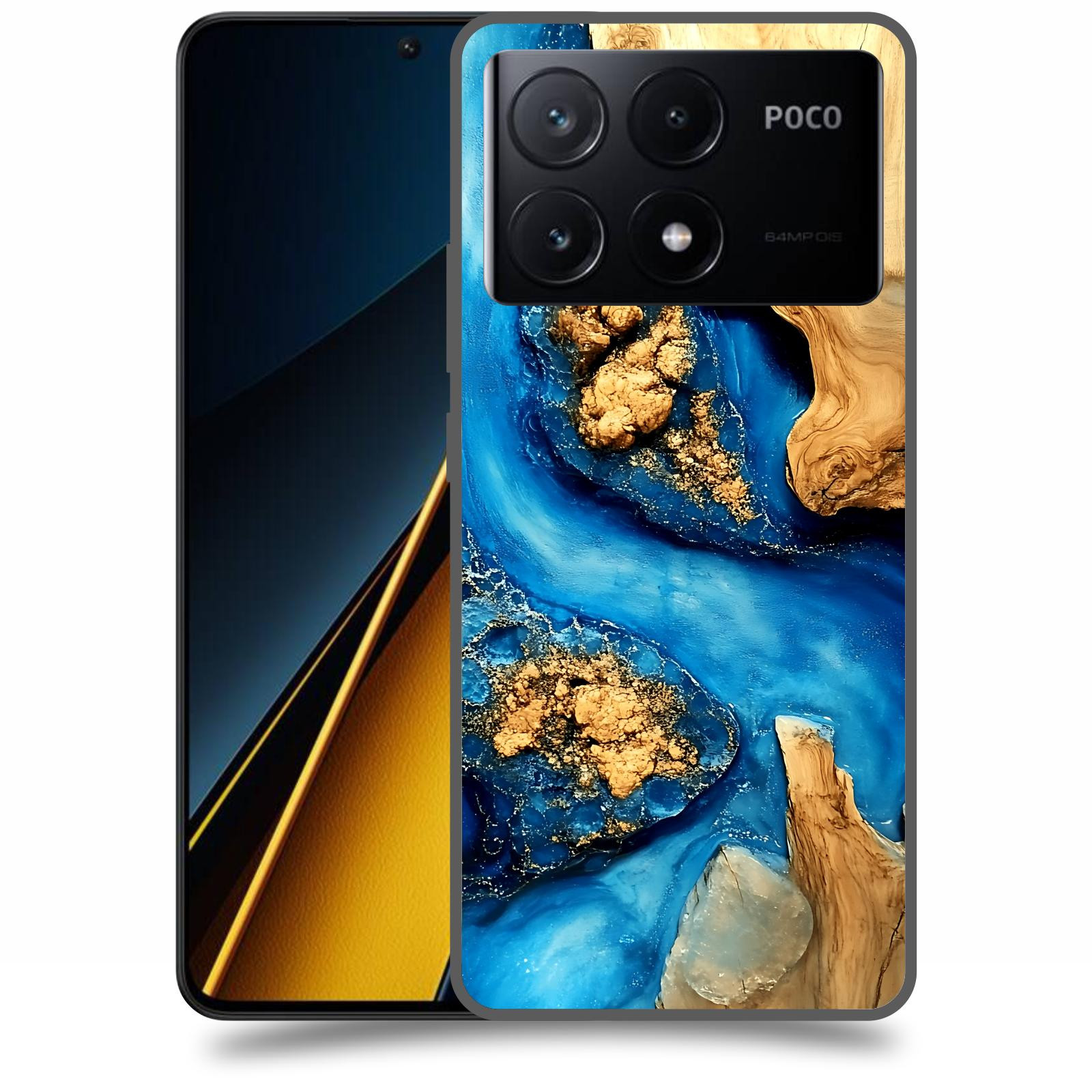ACOVER Kryt na mobil Poco X6 Pro 5G - Deep Marine II