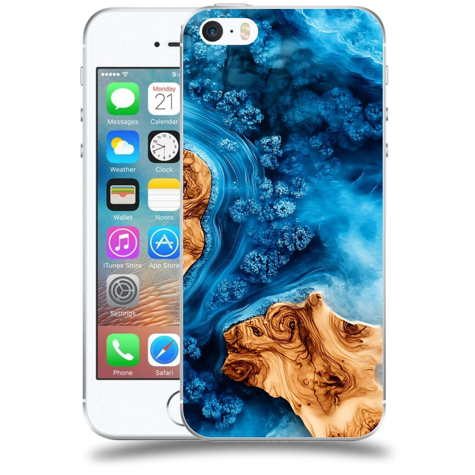 ACOVER Kryt na mobil Apple iPhone 5/5S/SE - Deep Marine III
