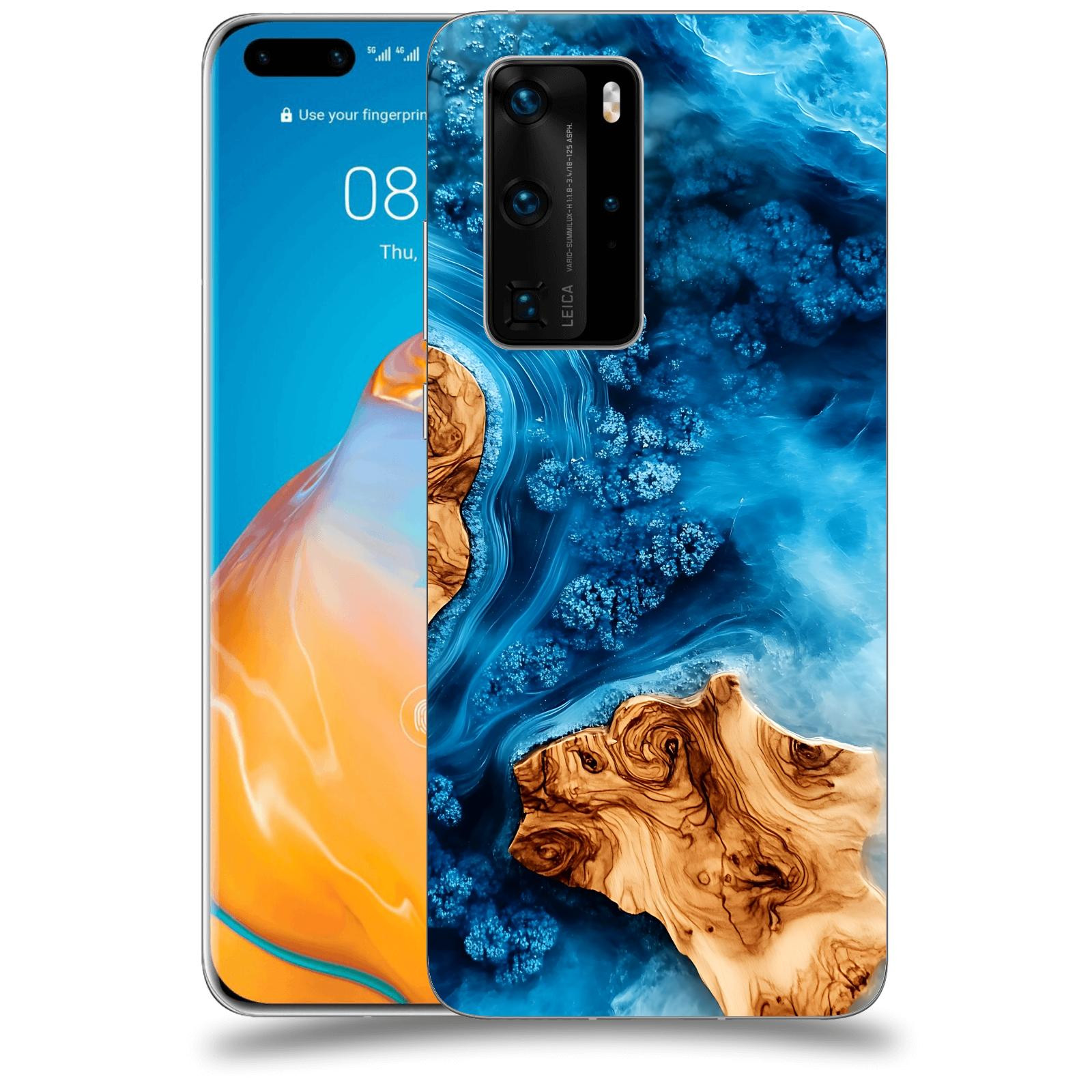 ACOVER Kryt na mobil Huawei P40 - Deep Marine III