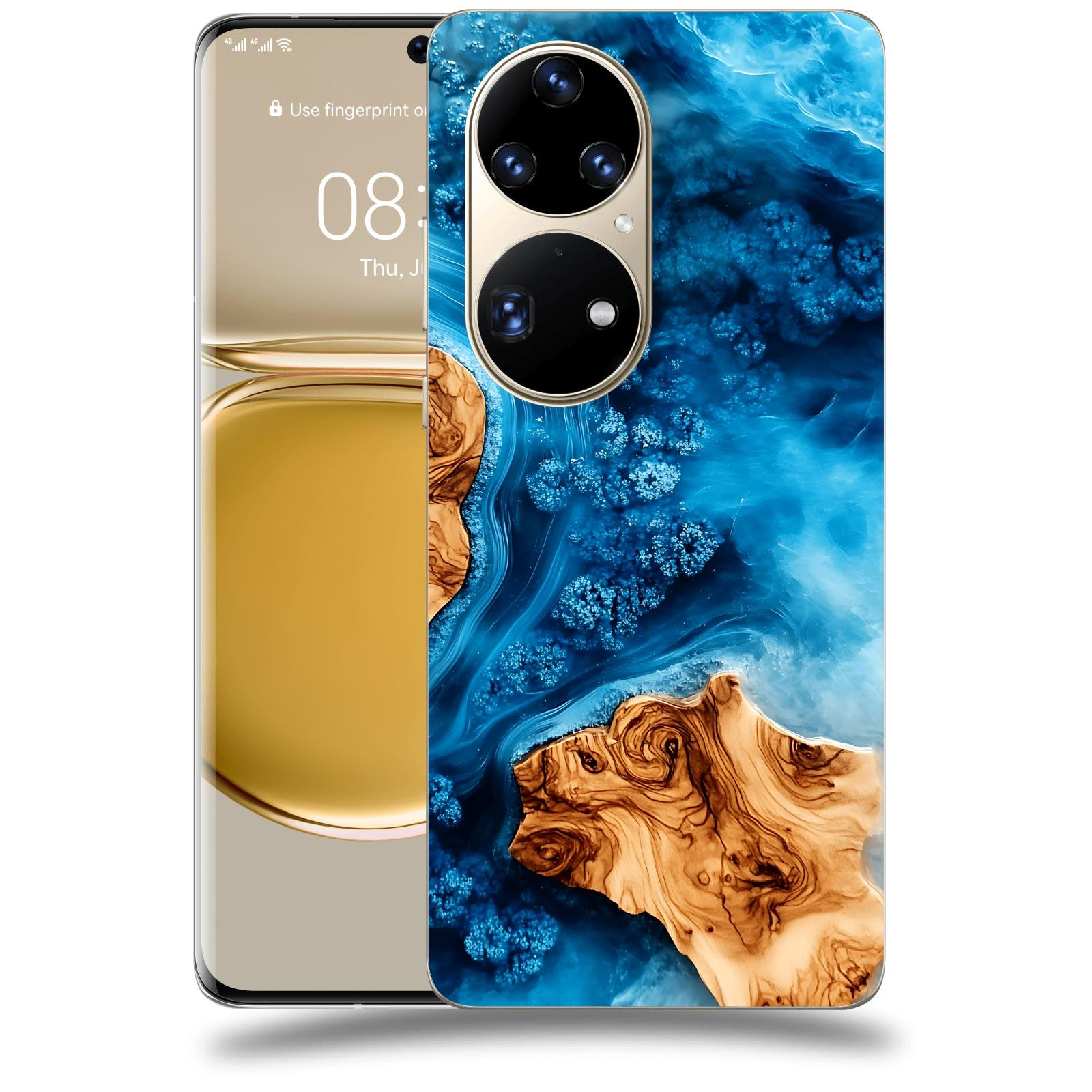 ACOVER Kryt na mobil Huawei P50 - Deep Marine III