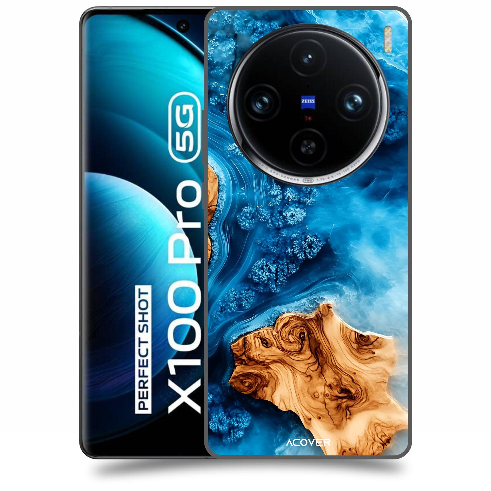 ACOVER Kryt na mobil Vivo X100 Pro - Deep Marine III