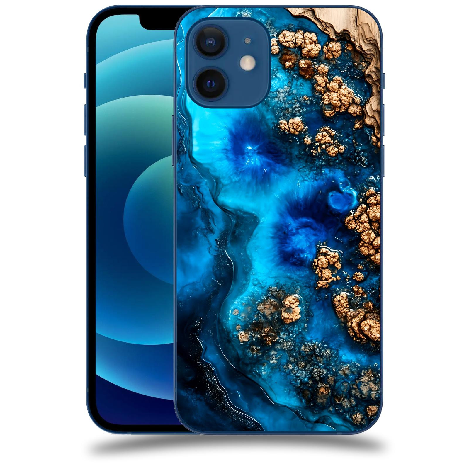 ACOVER Kryt na mobil Apple iPhone 12 - Deep Marine IV