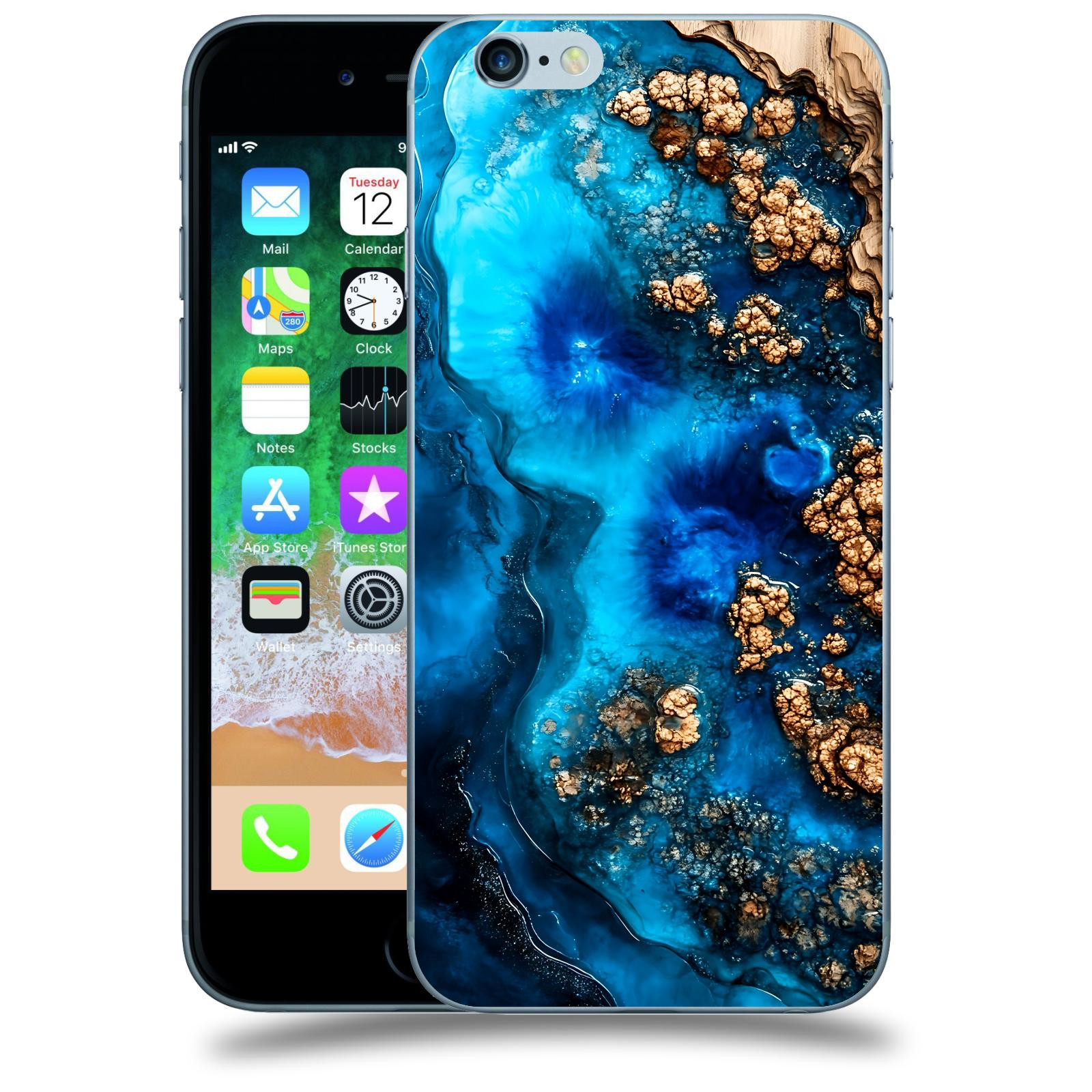 ACOVER Kryt na mobil Apple iPhone 6/6S - Deep Marine IV