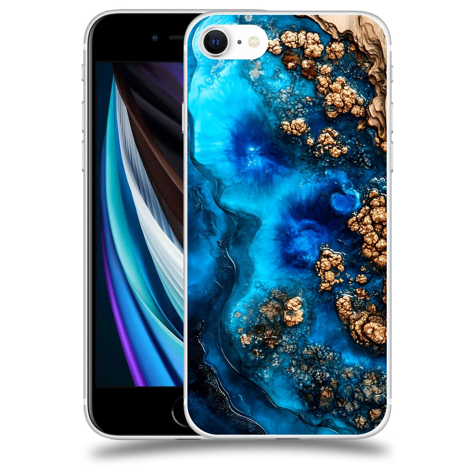 ACOVER Kryt na mobil Apple iPhone SE 2020 - Deep Marine IV