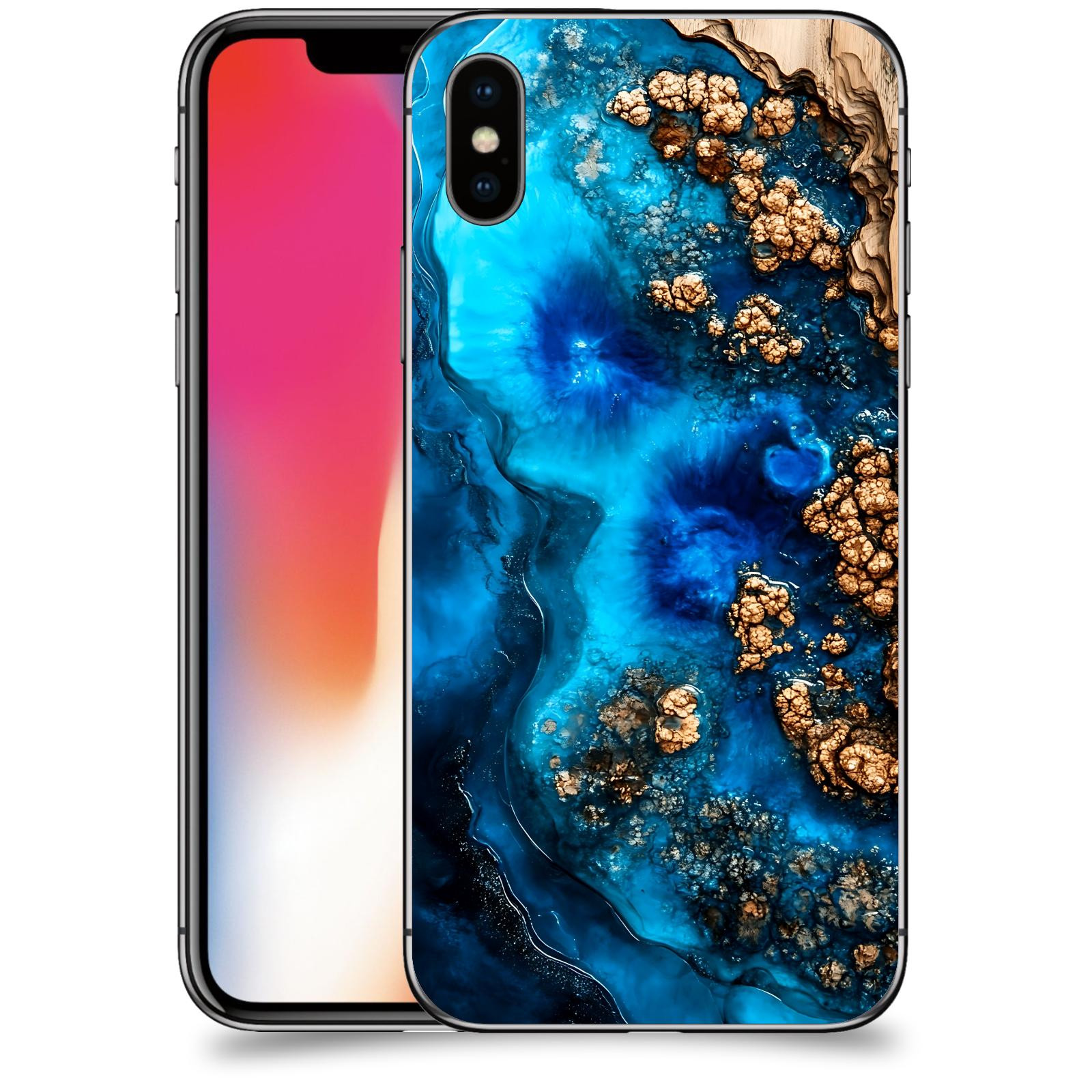 ACOVER Kryt na mobil Apple iPhone X/XS - Deep Marine IV