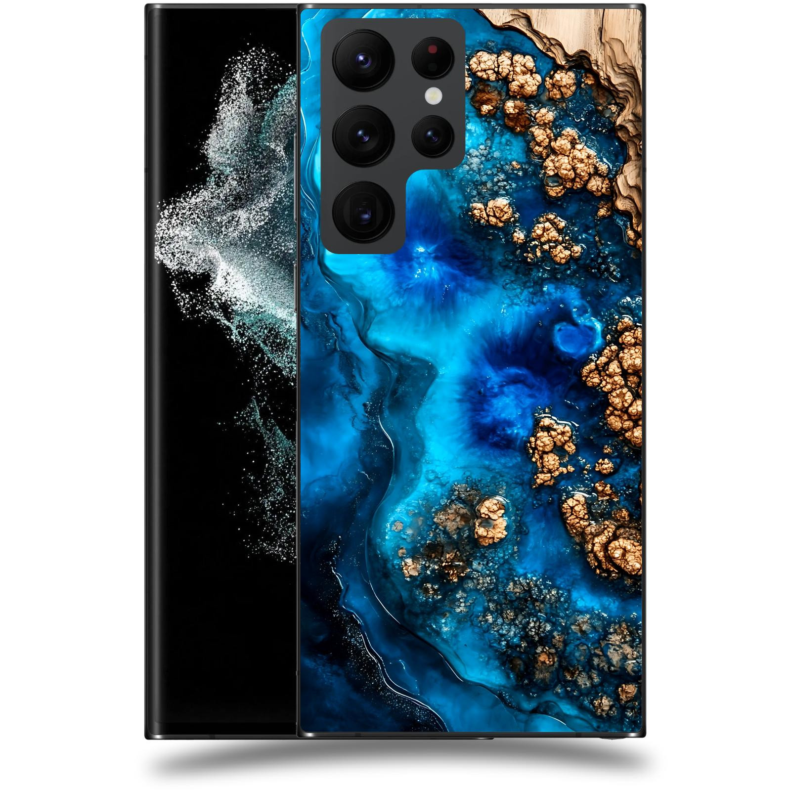 ACOVER Kryt na mobil Samsung Galaxy S22 Ultra 5G - Deep Marine IV