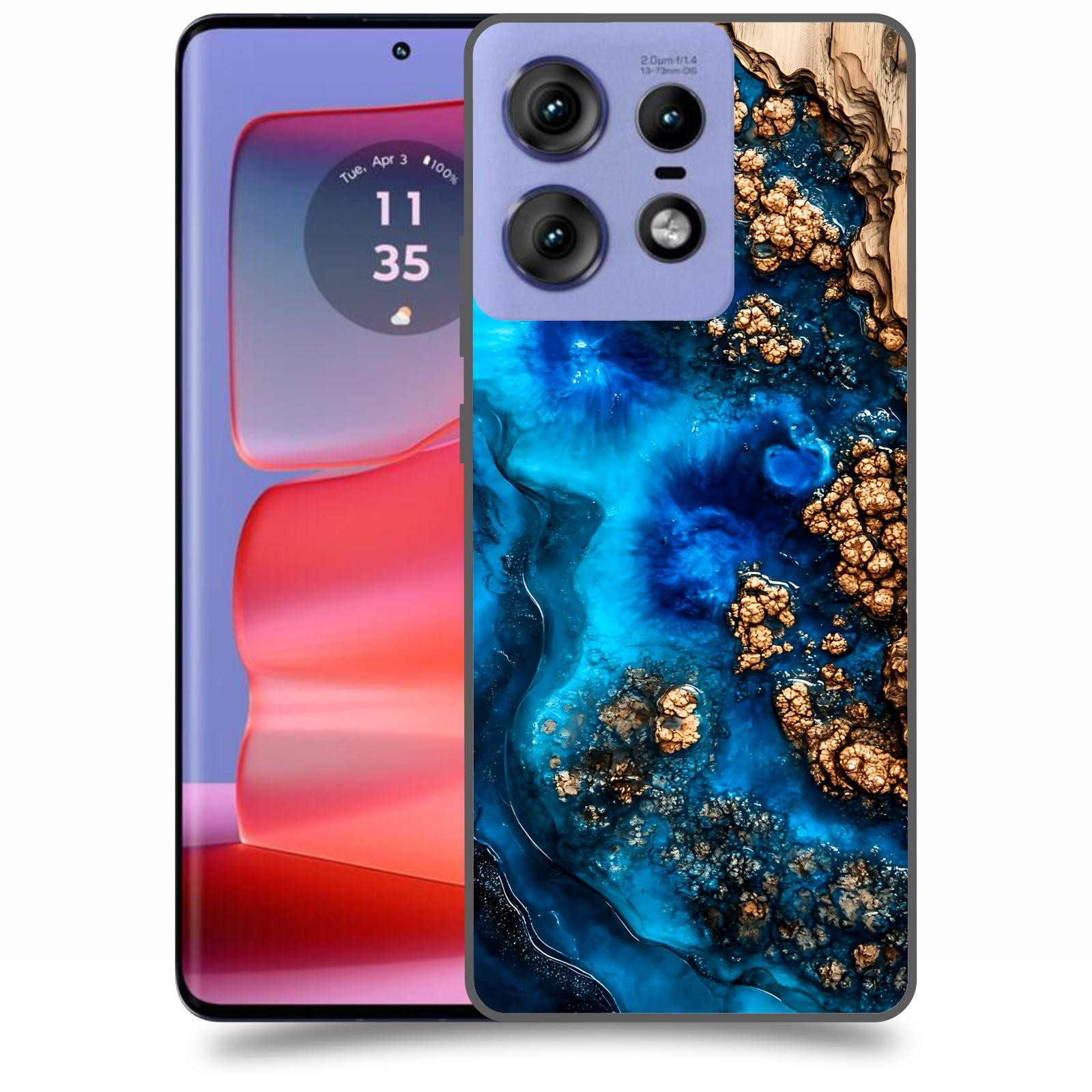 ACOVER Kryt na mobil Motorola Edge 50 Pro - Deep Marine IV