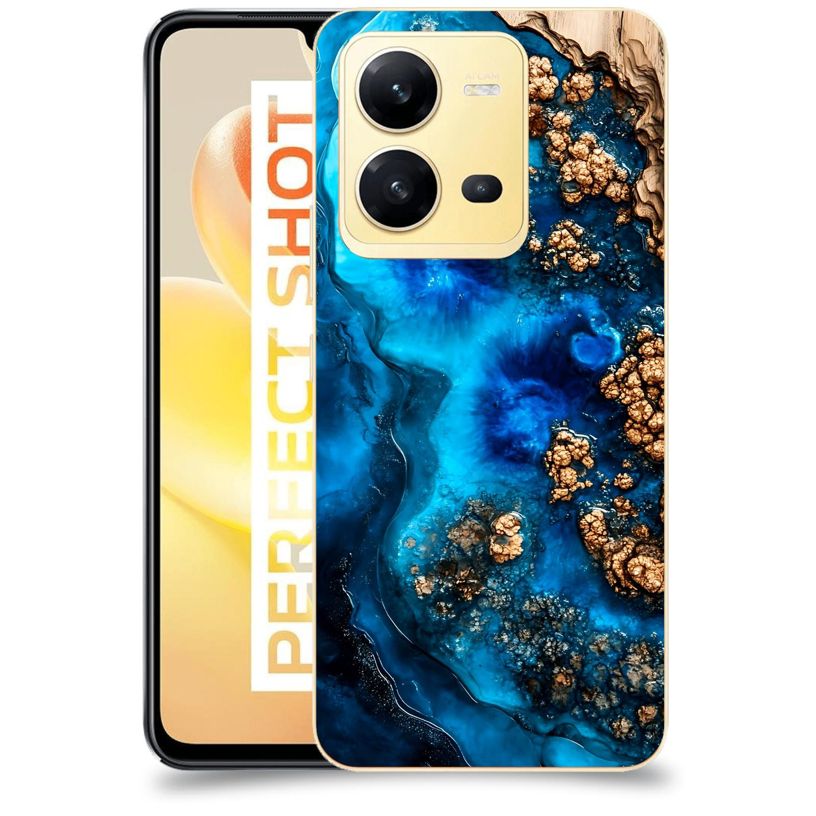 ACOVER Kryt na mobil Vivo X80 Lite - Deep Marine IV