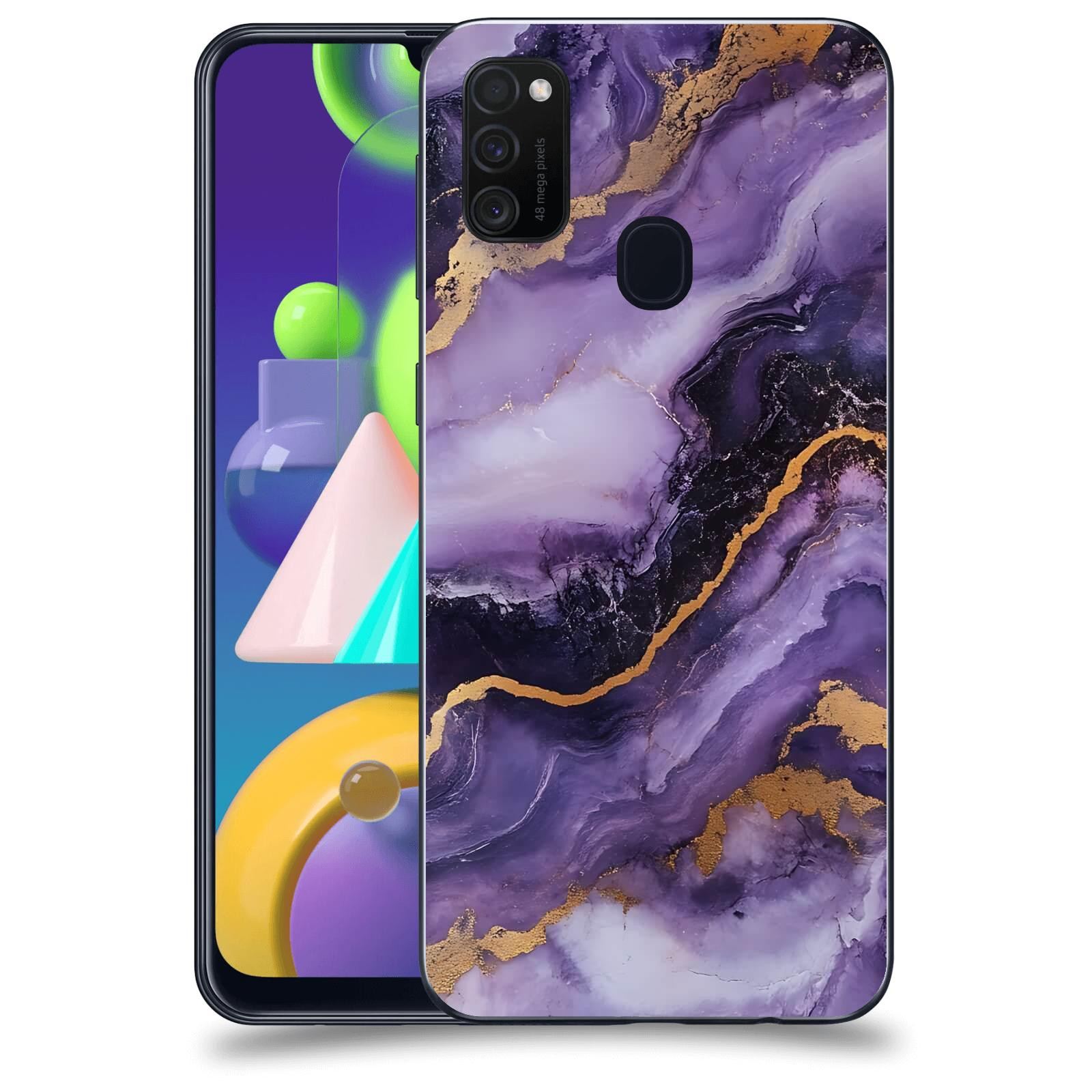ACOVER Kryt na mobil Samsung Galaxy M21 M215F - Violet II