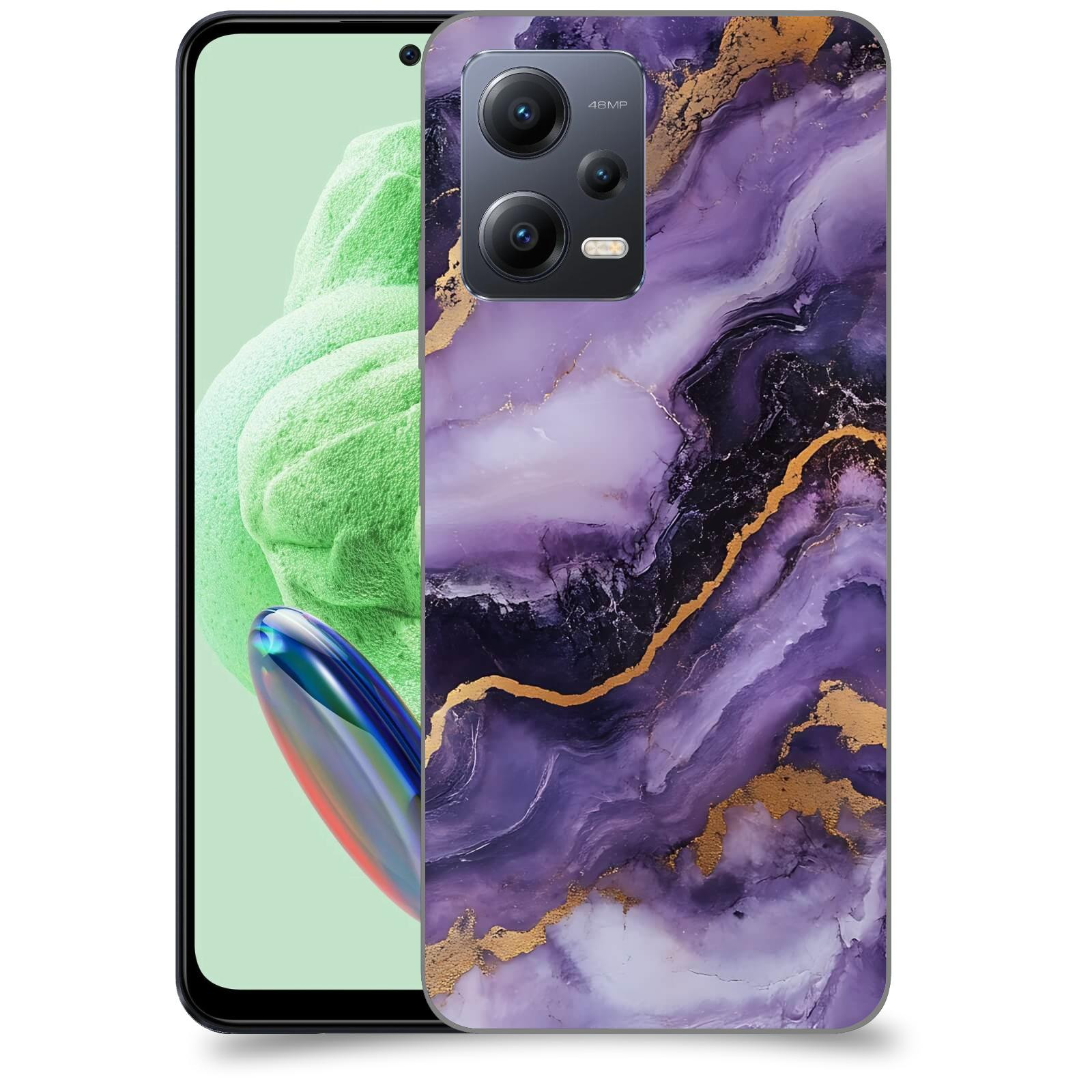 ACOVER Kryt na mobil Xiaomi Redmi Note 12 PRO 5G - Violet II