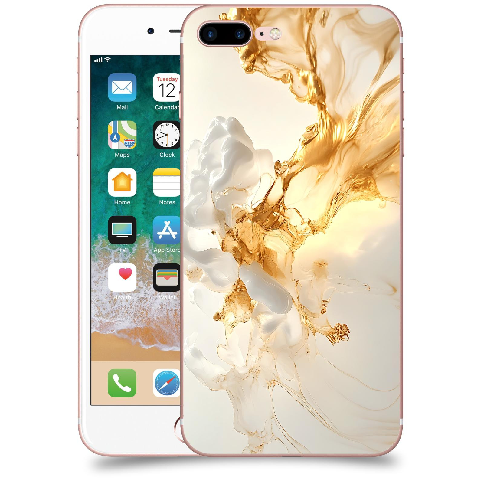 ACOVER Kryt na mobil Apple iPhone 7 Plus - Vanilla Bourbon I