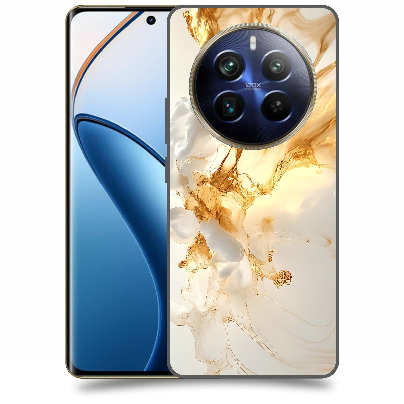 ACOVER Kryt na mobil Realme 12 pro+ 5g - Vanilla Bourbon I