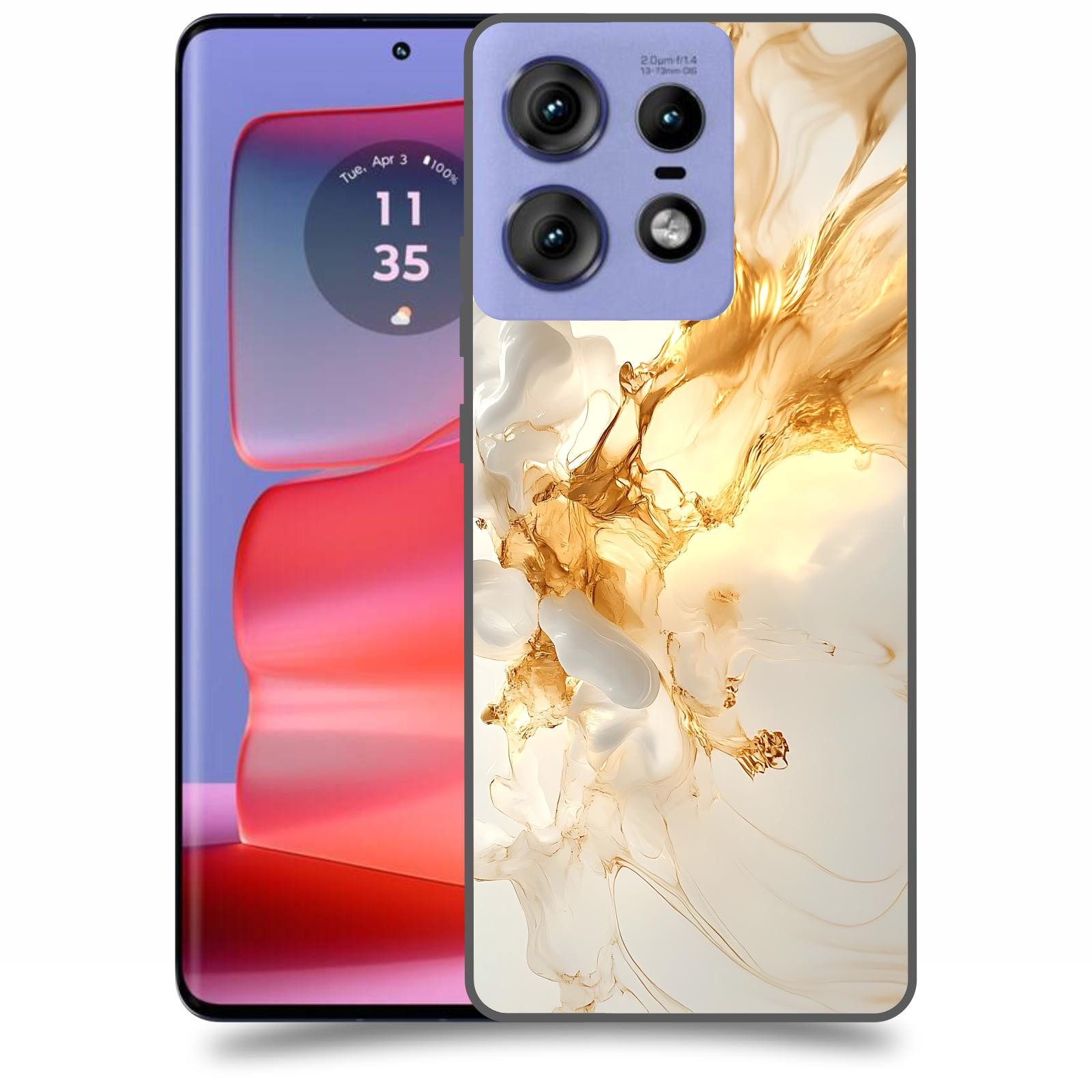 ACOVER Kryt na mobil Motorola Edge 50 Pro - Vanilla Bourbon I