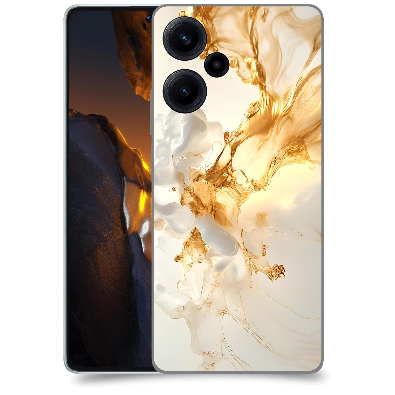 ACOVER Kryt na mobil Xiaomi Poco F5 - Vanilla Bourbon I